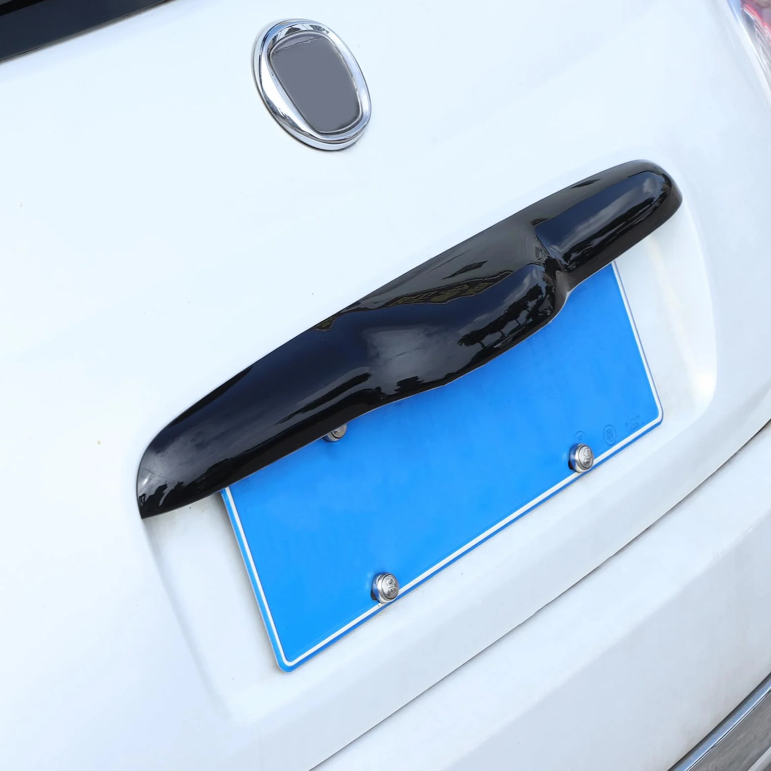 ABS osłona tylnej klapy bagażnika do Fiat 500 2010-2023, czarny połysk