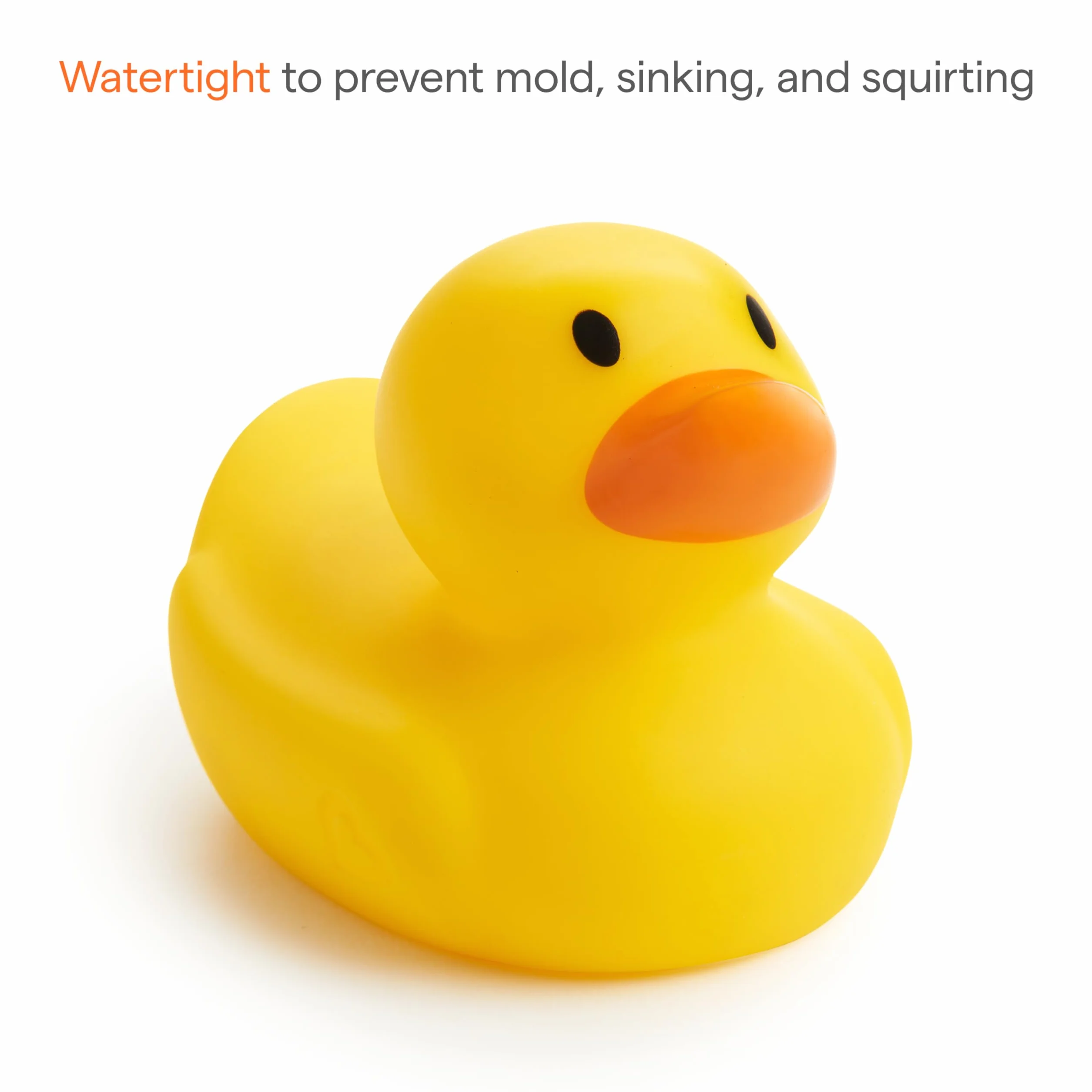 Munchkin White Hot Safety Rubber Bath Duck Toy, Pack of 1