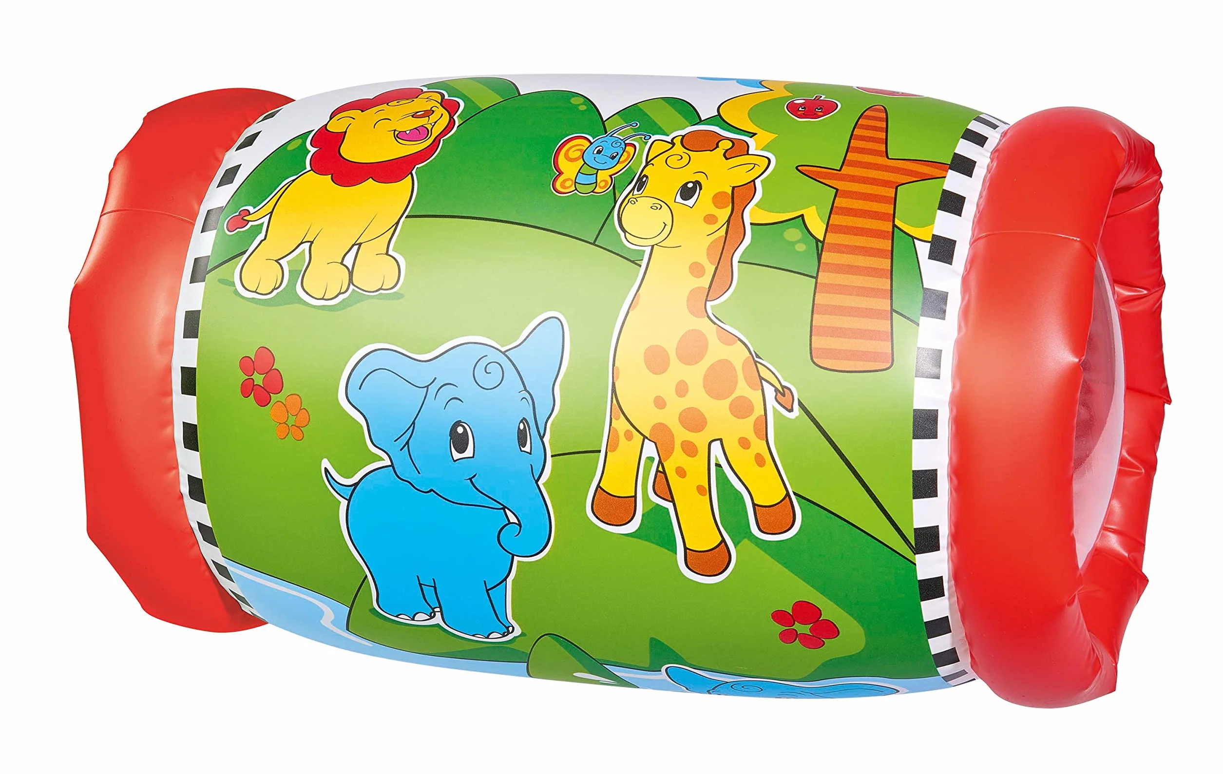 Simba 104010015 - ABC rolka do raczkowania, z pięknym nadrukiem, 2 okna i 2 grzechotki, od 12 miesięcy
