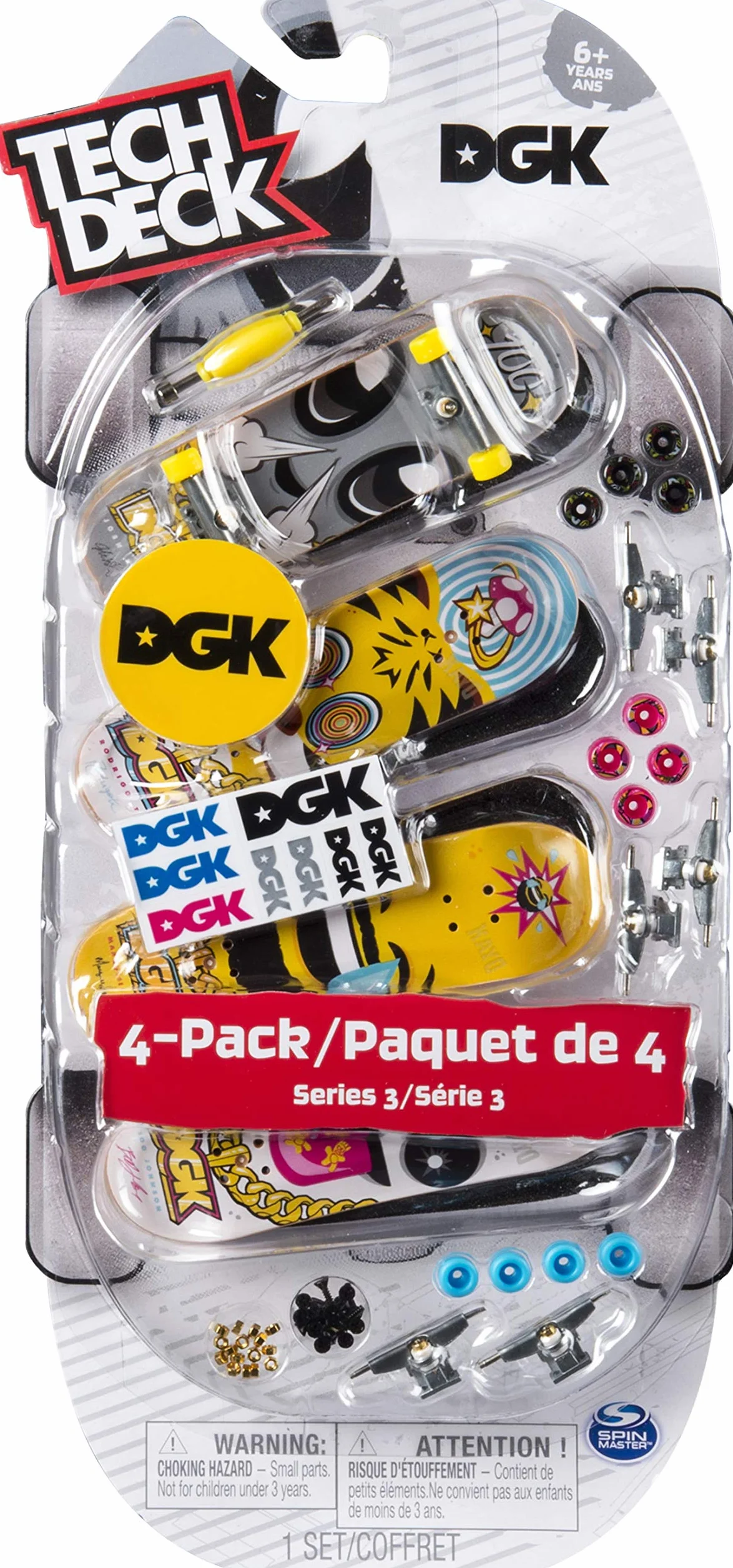 Tech Deck 96mm Fingerboards Ultra DLX 4-Pack (Styles Vary), Kids Christmas Toy Gifts for Boys and Girls Ages 6 and up