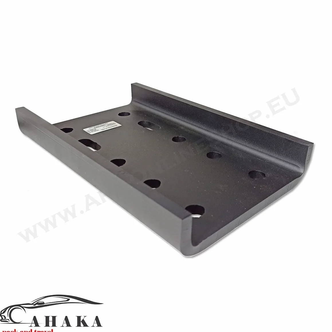 Bardzo długa płyta adapterowa, regulacja wysokości do haka AHK-Bock, do 2 otworów 90 mm i 4 otworów, 83 x 56 mm, hak holowniczy