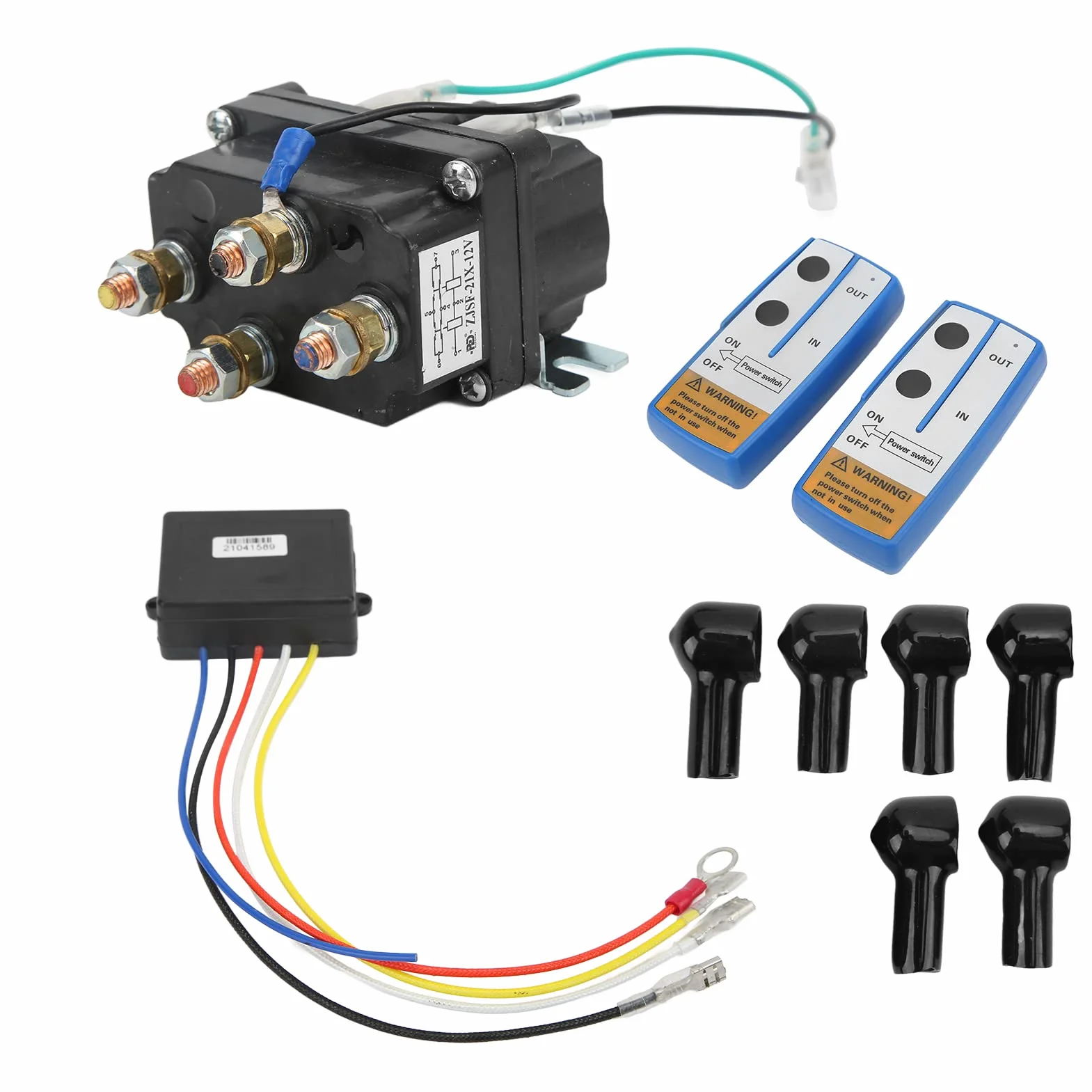 Przekaźnik elektryczny 12V 250A czarny proszkowo do ATV UTV