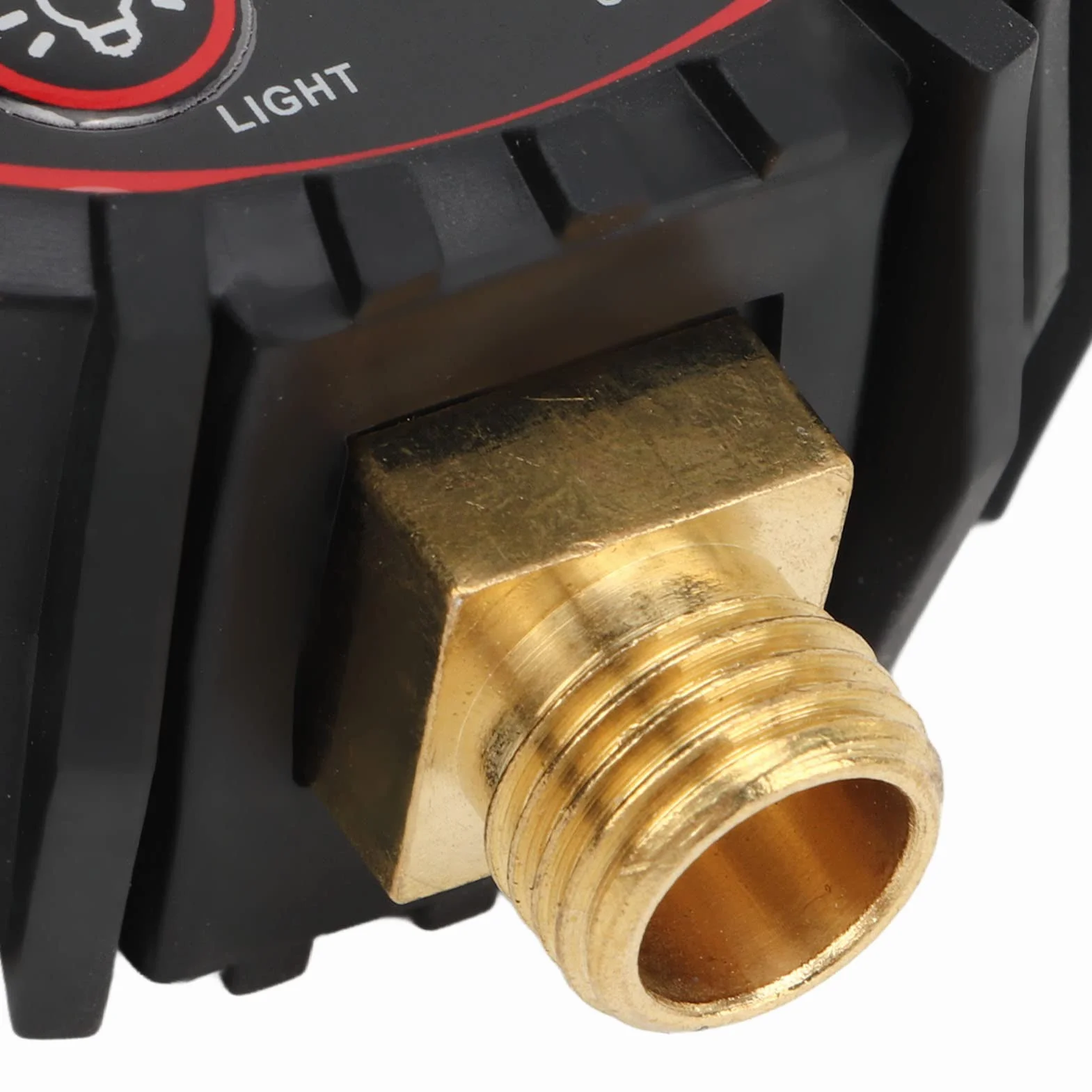 Cyfrowy Manometr 1/4 Cala do Samochodów Osobowych, Ciężarówek i Motocykli - Dokładny Wskaźnik Ciśnienia w Oponach Monito z 4 możliwością Przełączania - Dobra widoczność dla