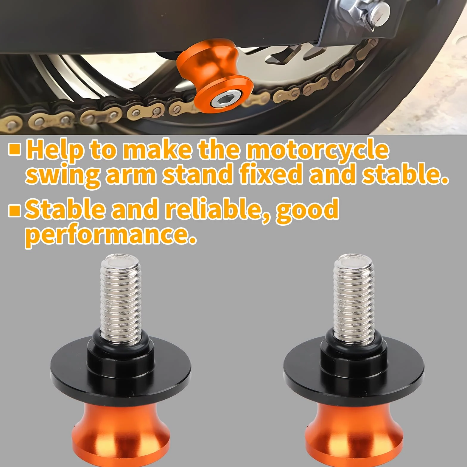 2 sztuki M10 stojak na wahacz, uniwersalny stojak do montażu motocykla, do Duke 125 200 250 390 690 790 890 stojak motocyklowy