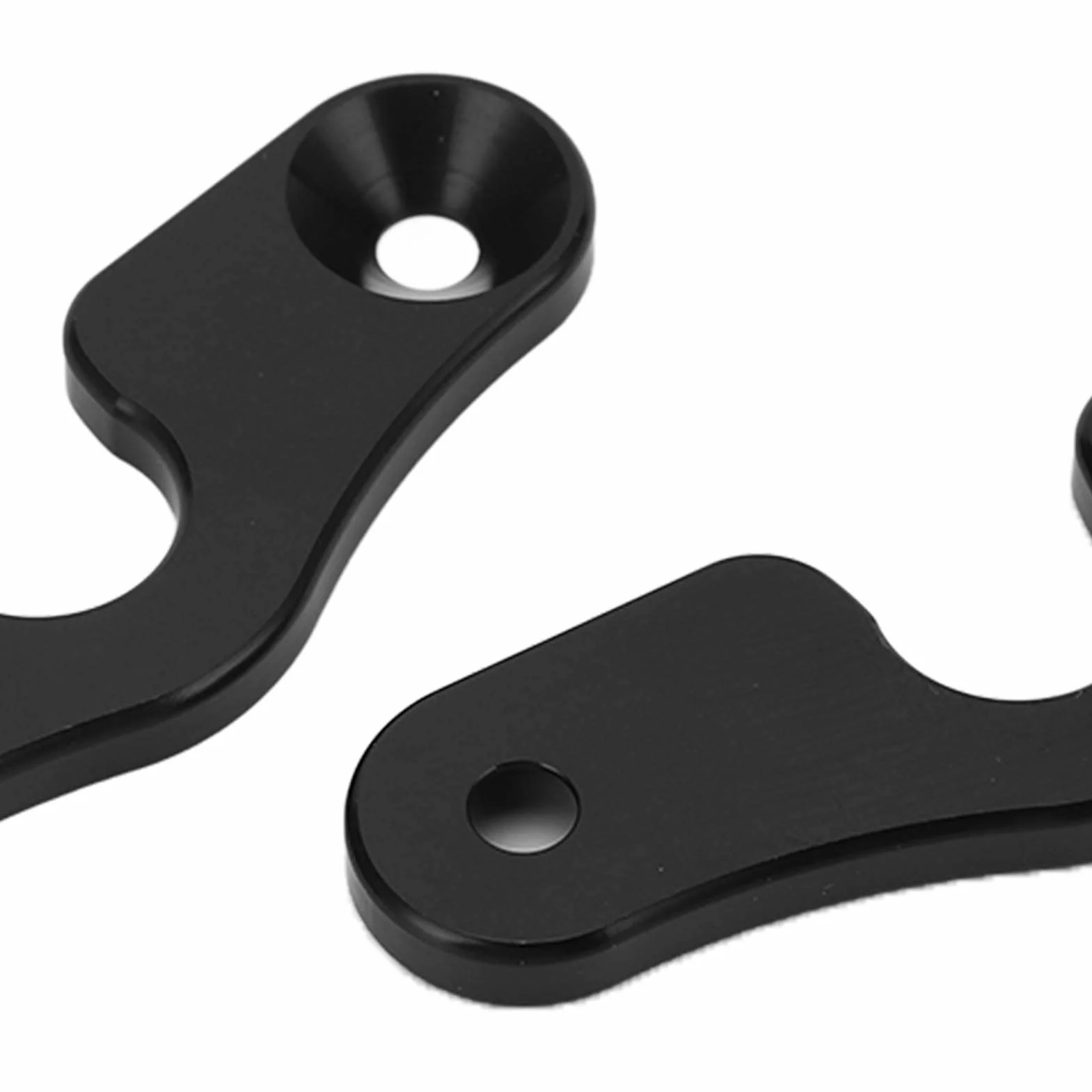 Zestaw naprawczy zaczepów przeciwsłonecznych, zestaw naprawczy zaczep do osłony przeciwsłonecznej ze stopu aluminium czarny anodowany zamiennik dla Jeep Wrangler JK JL JLU