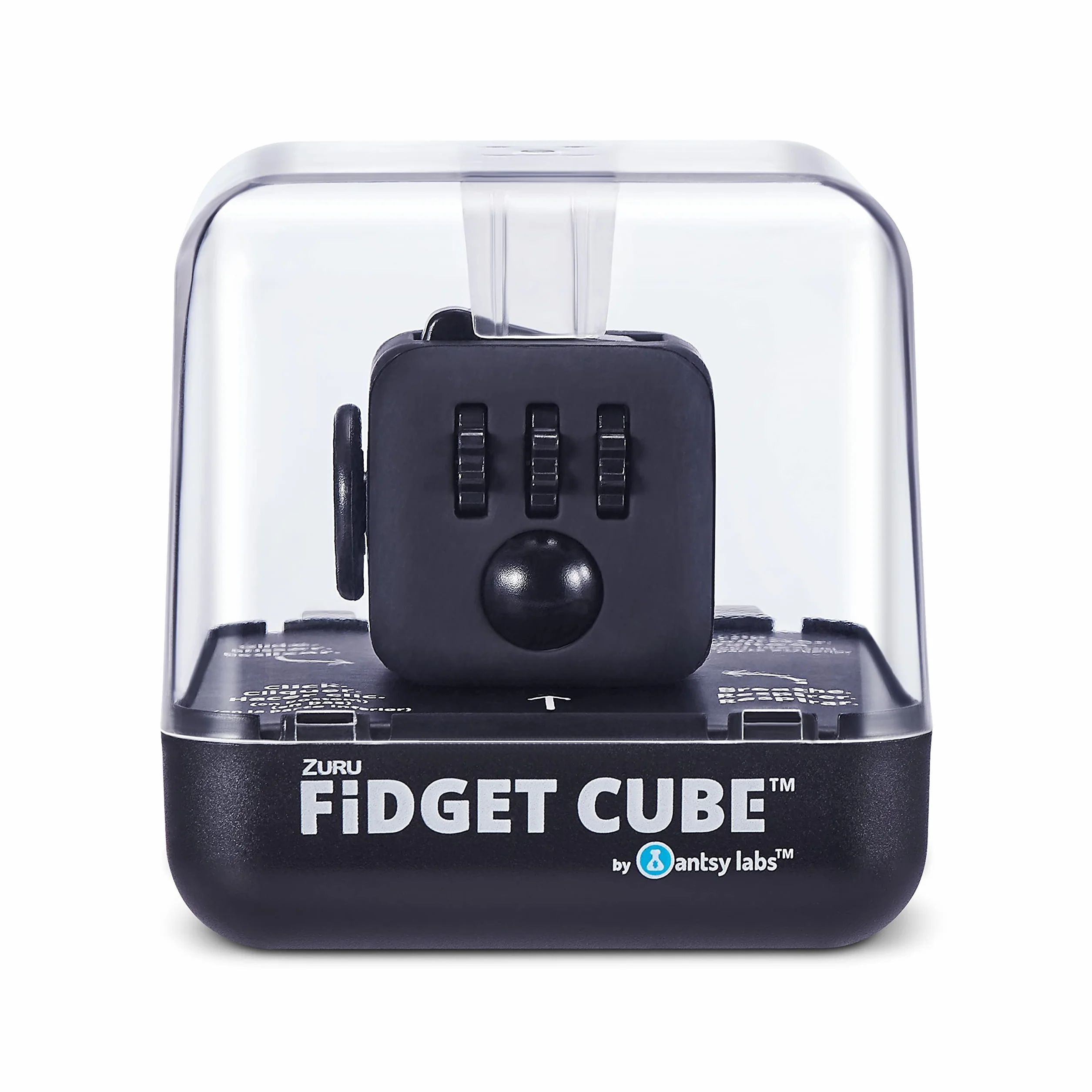 Zuru Fidget Original Cube Zabawka Antystresowa, Czarny, Od 3 lat