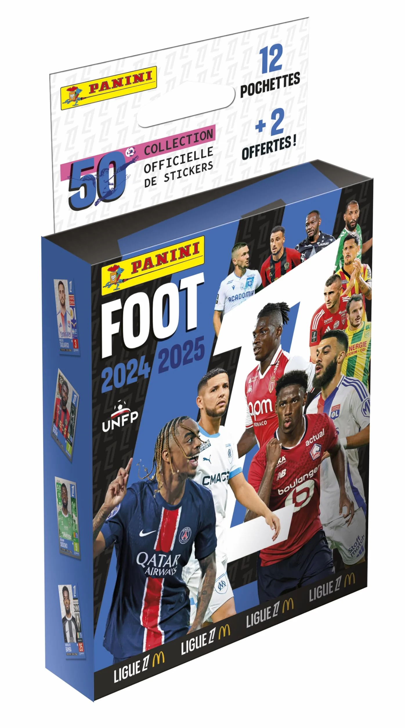 Panini Foot 2024-2025 Ligue 1 McDonald's Blister 12 kieszeni + 2 prezenty, 004842KBFGD14