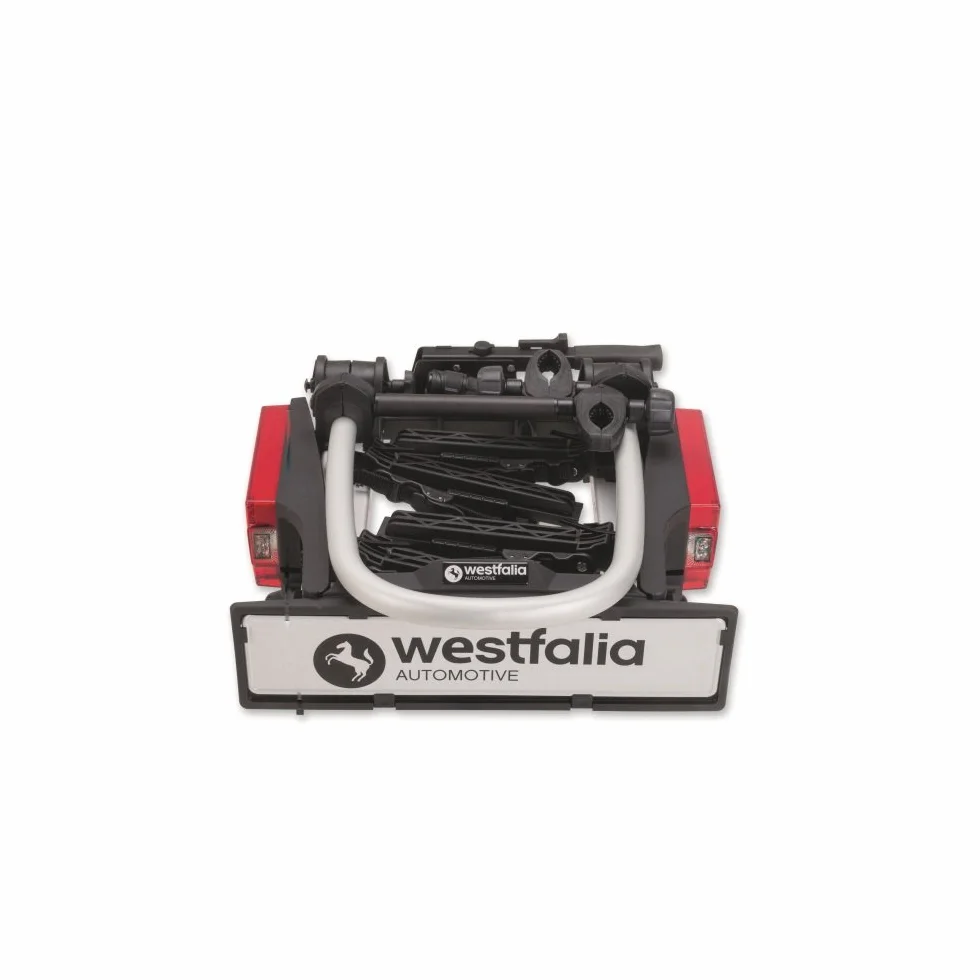 Westfalia Automotive Bagażnik Rowerowy na 2 Rowery Czarny Srebrny