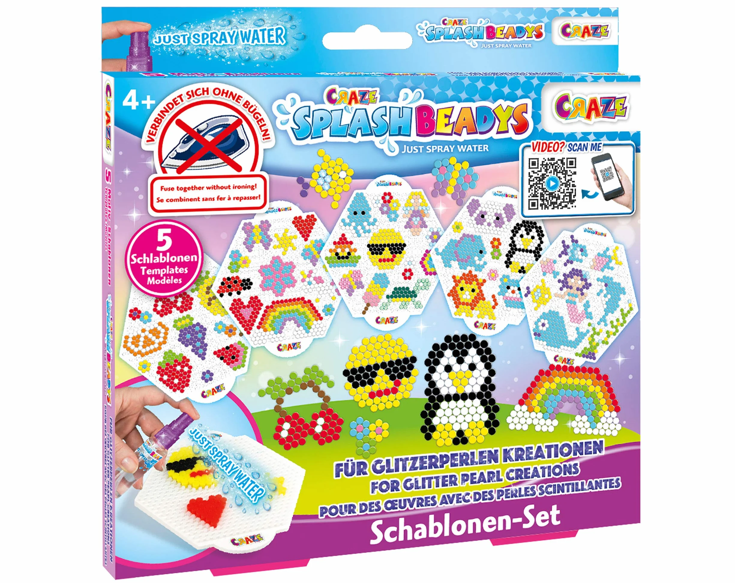 Craze 11096 Splash Beadys - akcesoria - szablony do pisania w sprayu