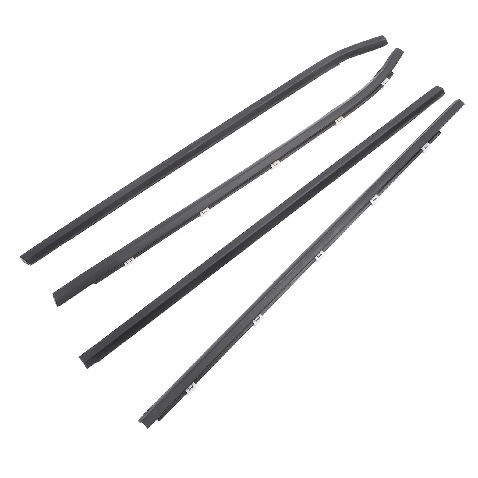 4 szt. Uszczelka Okna Drzwi Samochodu dla I30 2008-2011, OEM 82210 2L000, Pyłoszczelna i Wodoodporna