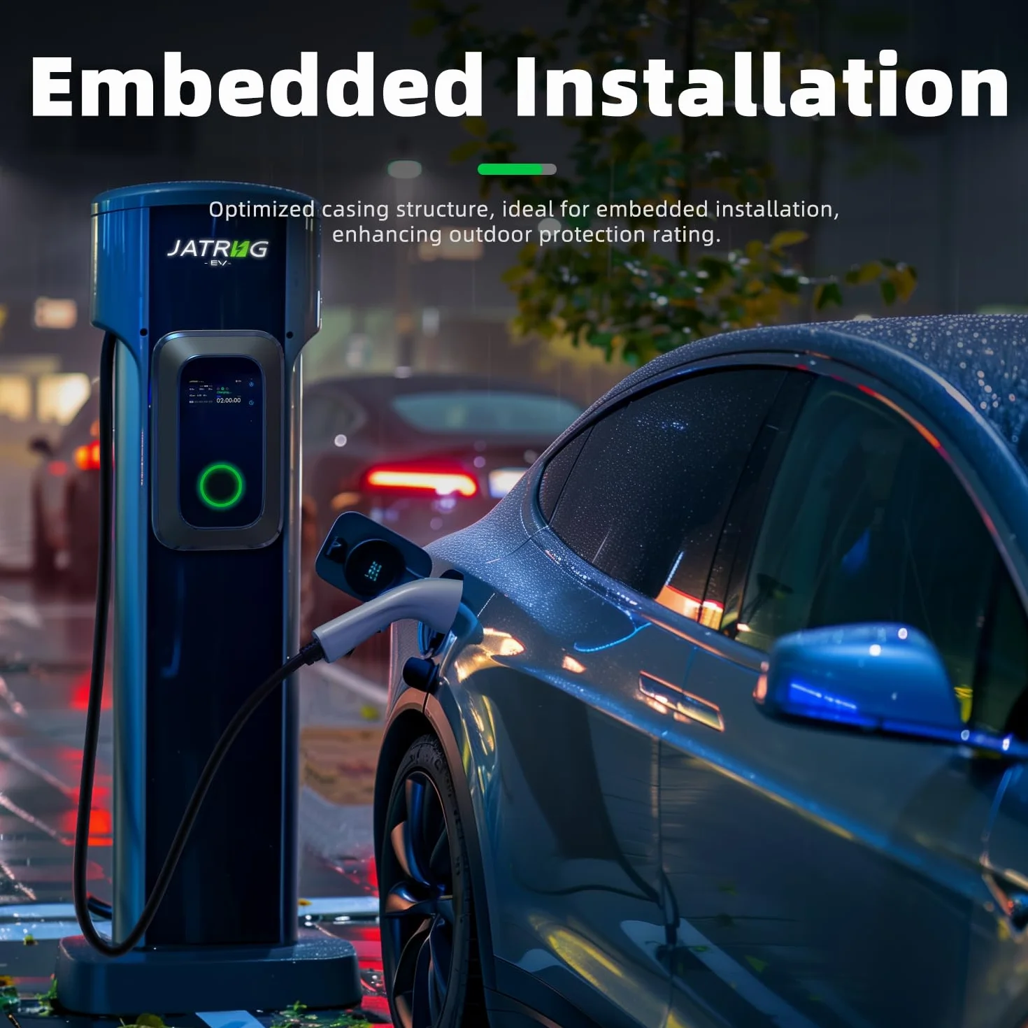 S1 Stacja ładująca do pojazdów elektrycznych 7kW 12M 32A Jednofazowa stacja ładująca IP66 Typ 2 IEC 62196-2 - Szybka ładowarka EV Wallbox