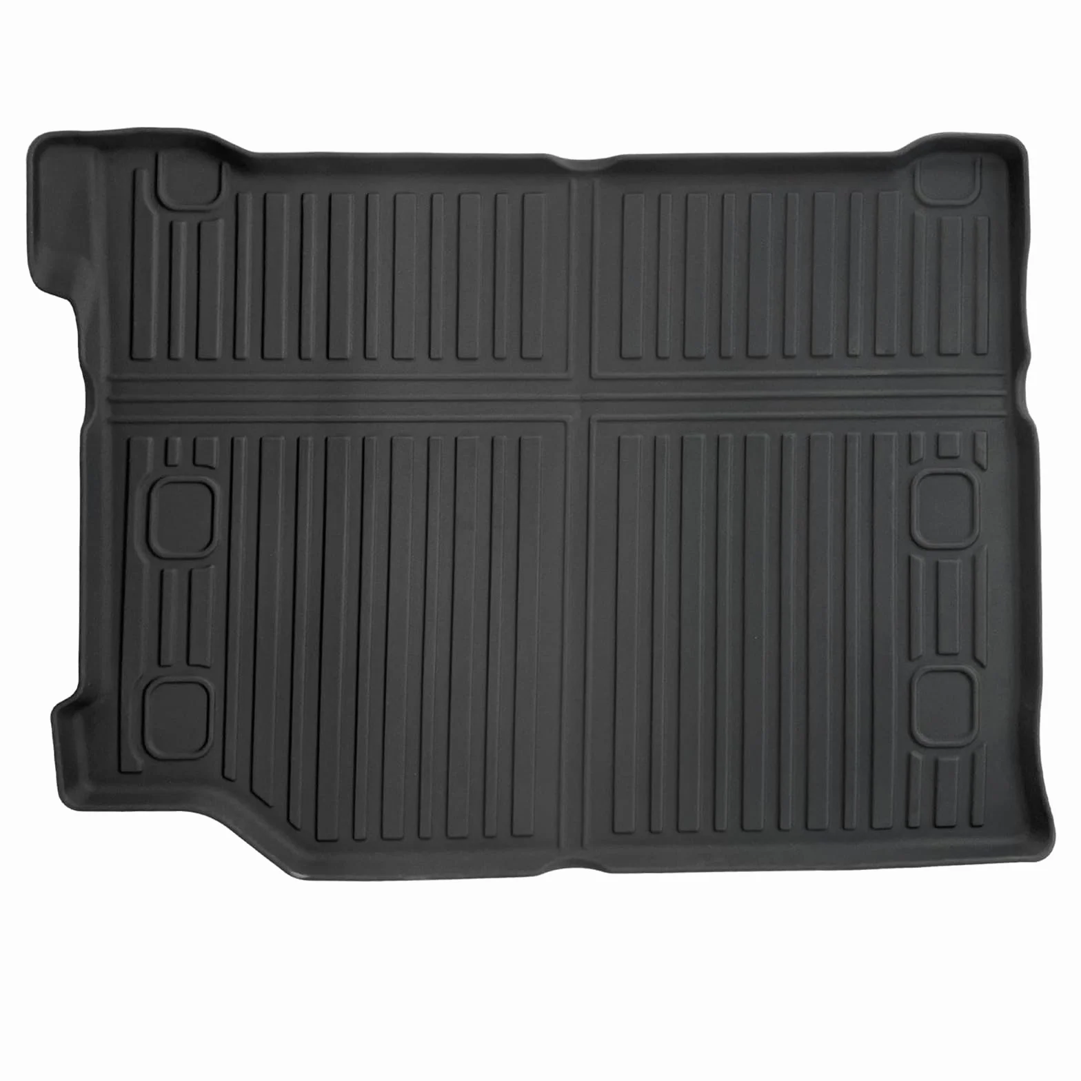 GAFAT J eep Wrangler JL 4XE Plug-in Hybrid 2021-2024 2025 mata do bagażnika, łatwa do złożenia, 4 x TPE mata do bagażnika na każdą pogodę, oryginalna, skanowanie 3D, wysoka krawędź, wielofunkcyjna,