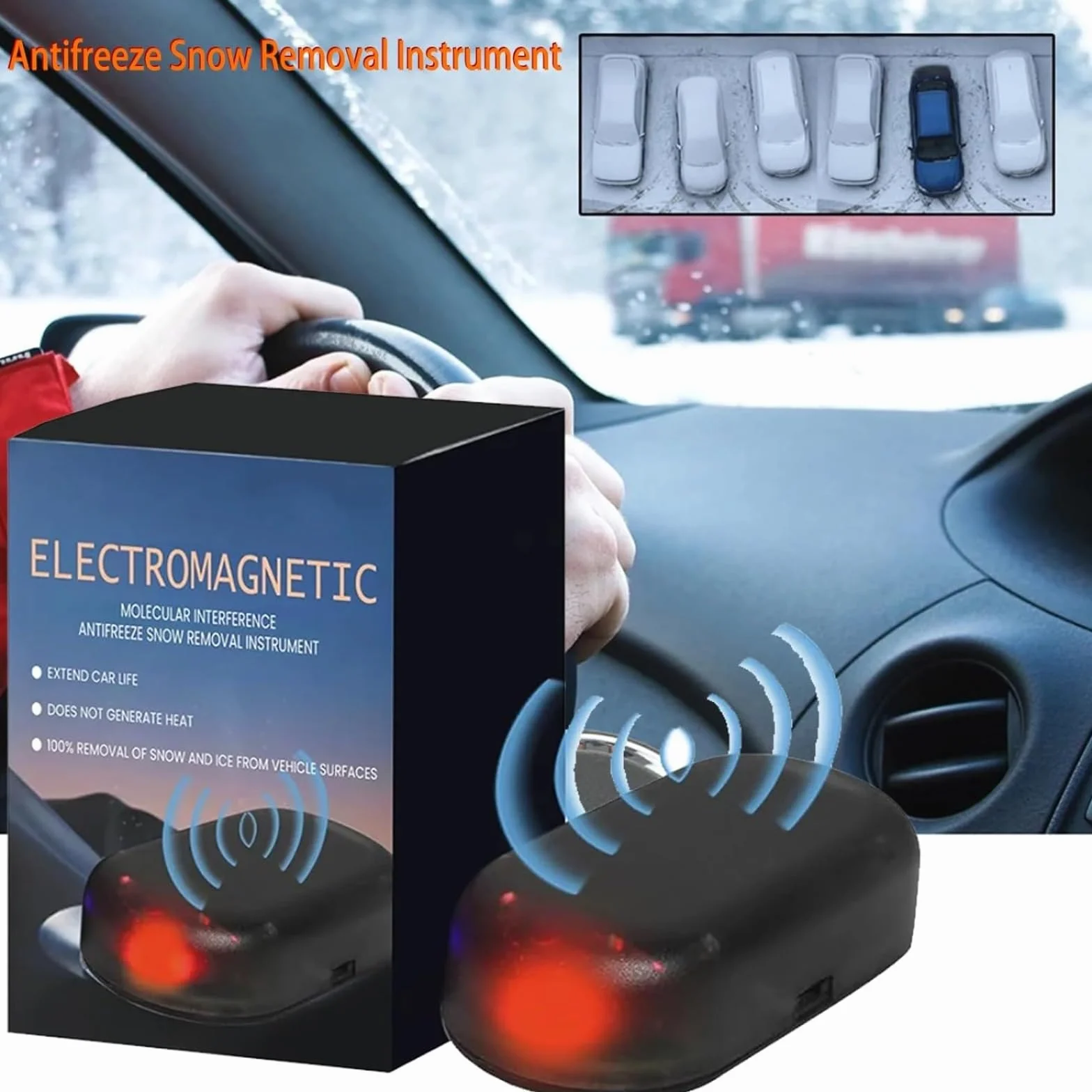 Elektromagnetyczny molekularny środek do usuwania śniegu