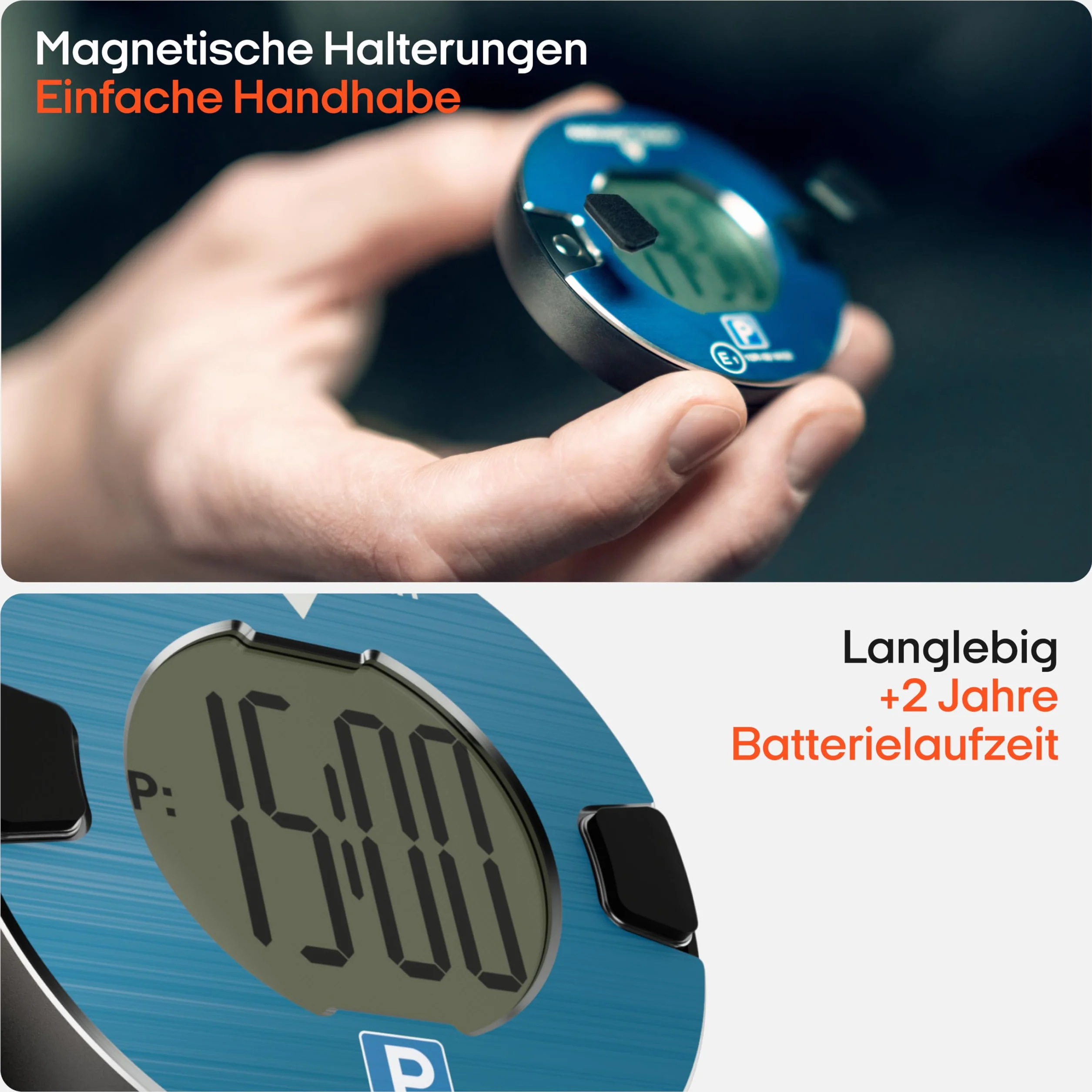 OOONO P-DISC NO1 elektroniczna tarcza parkingowa automatyczna cyfrowa z dopuszczeniem KBA
