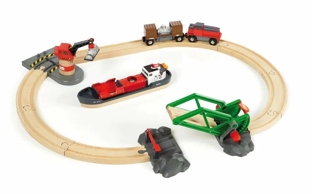 Brio 63306100 Port Przeładunkowy (63306100) Bezpieczna Zabawka Dla Dzieci Powyżej 3 Lat