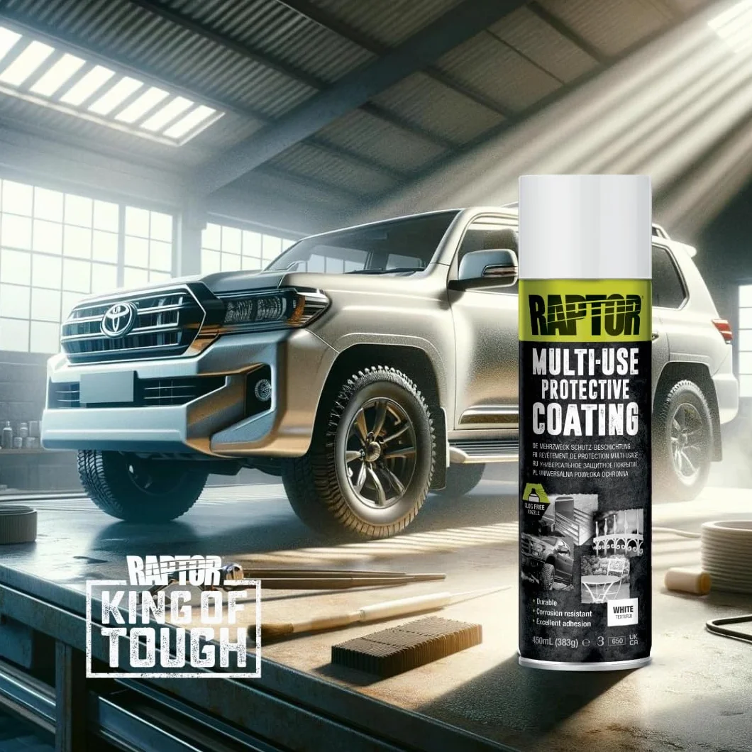 U-Pol Raptor 1K Uniwersalna Powłoka Ochronna, biała, aerozol 450ml