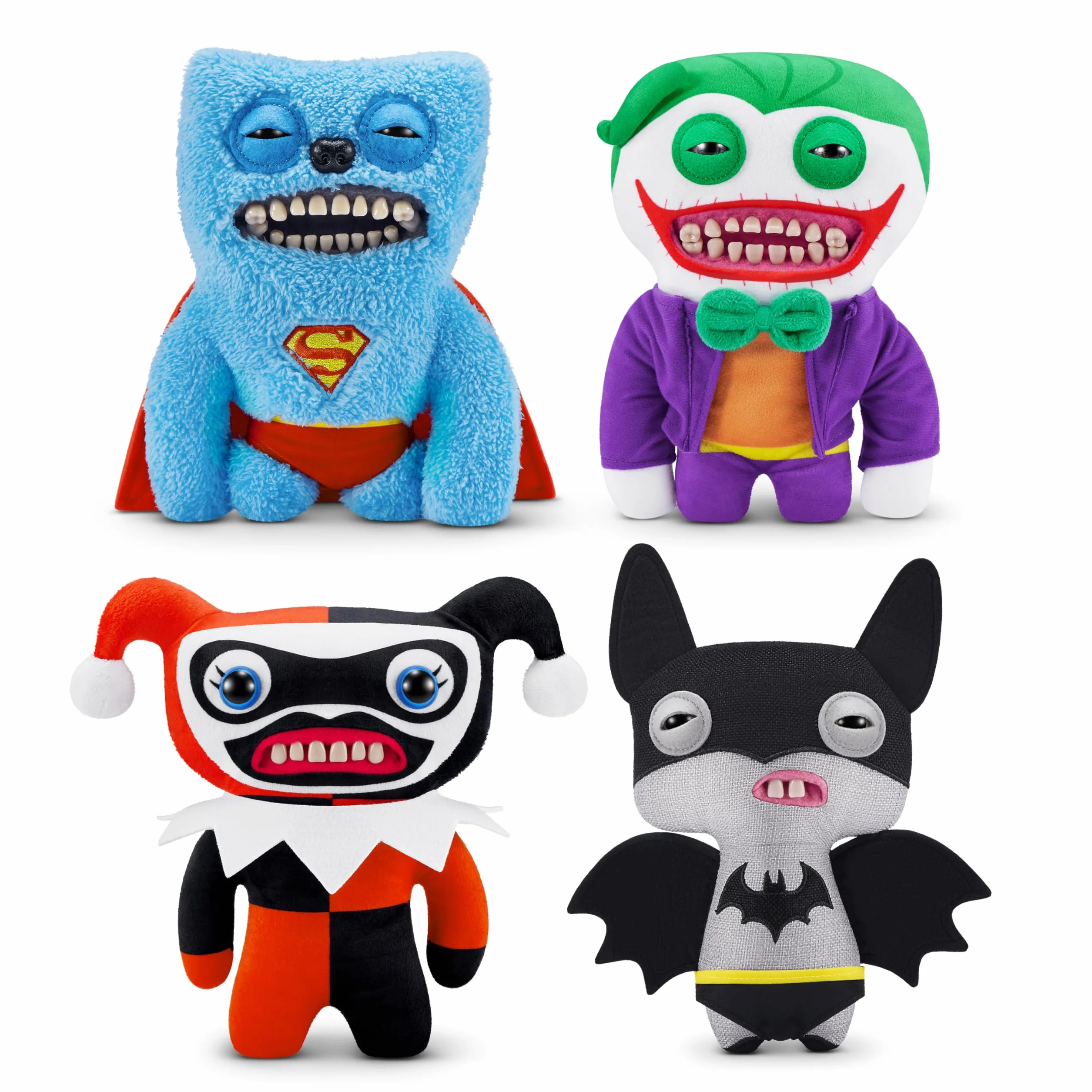 Fuggler x DC by ZURU Zabawny brzydki potwór, pluszowy, kolekcjonerski, zabawka (Batman)