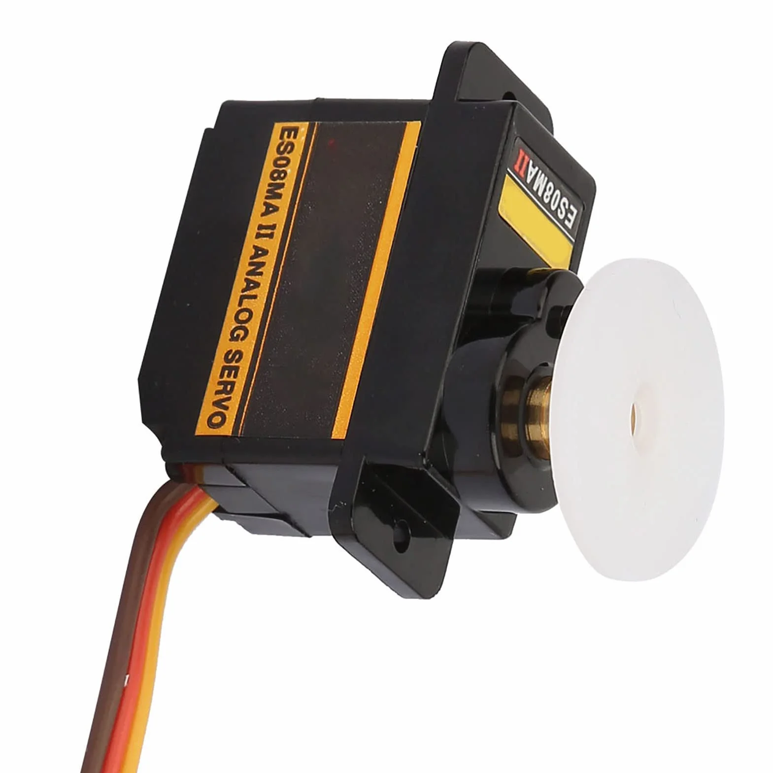 Akozon ES08MA II - Servo Analogowe Szybkie z Metalowym Sprzętem, 12G, 1,8 Kg, 10S, Futaba/Jr Kompatybilne - Idealne do Stałego Skrzydła, 450 Helikopterów i Robotów