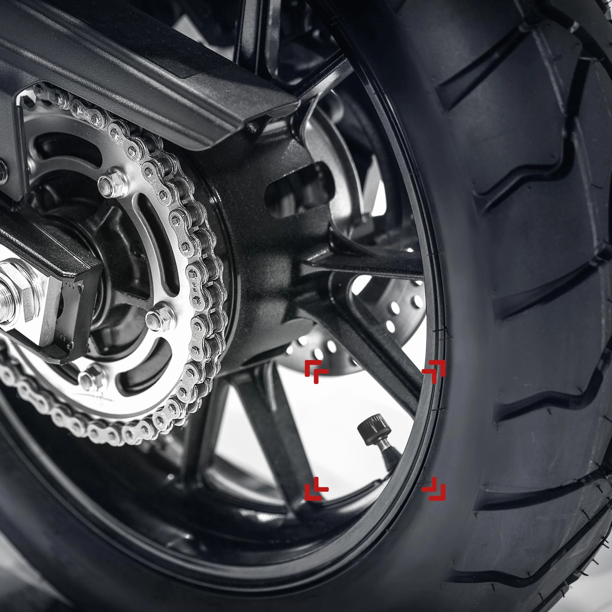 RDKS czujniki – precyzyjny system kontroli temperatury i ciśnienia w oponach motocyklowych, 2 x TPMS czujnik ciśnienia w oponach 3,5", Bluetooth 5.0, nawigacja, śledzenie, planowanie trasy,
