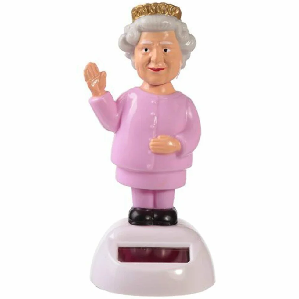 Queen and Corgi Solar Powered Pal Set of 2