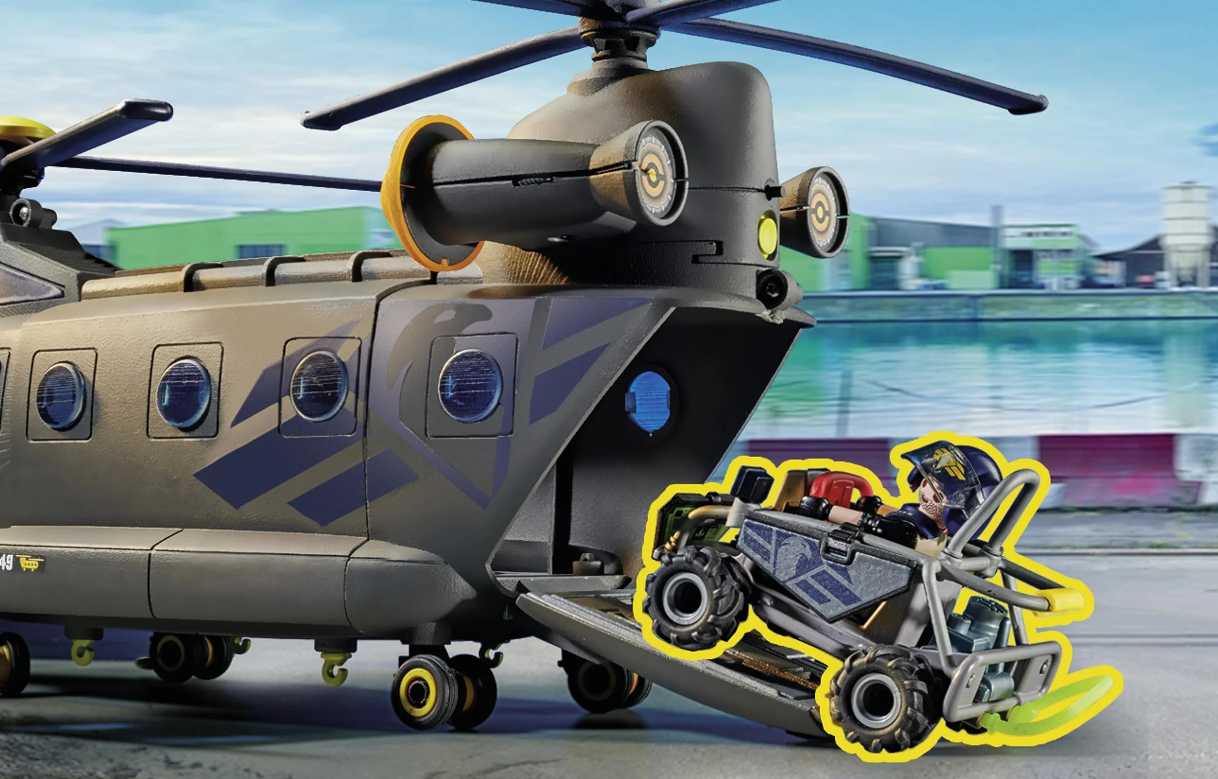 PLAYMOBIL City Action 71149 Śmigłowiec Ratunkowy Jednostki Specjalnej, od 5 Lat
