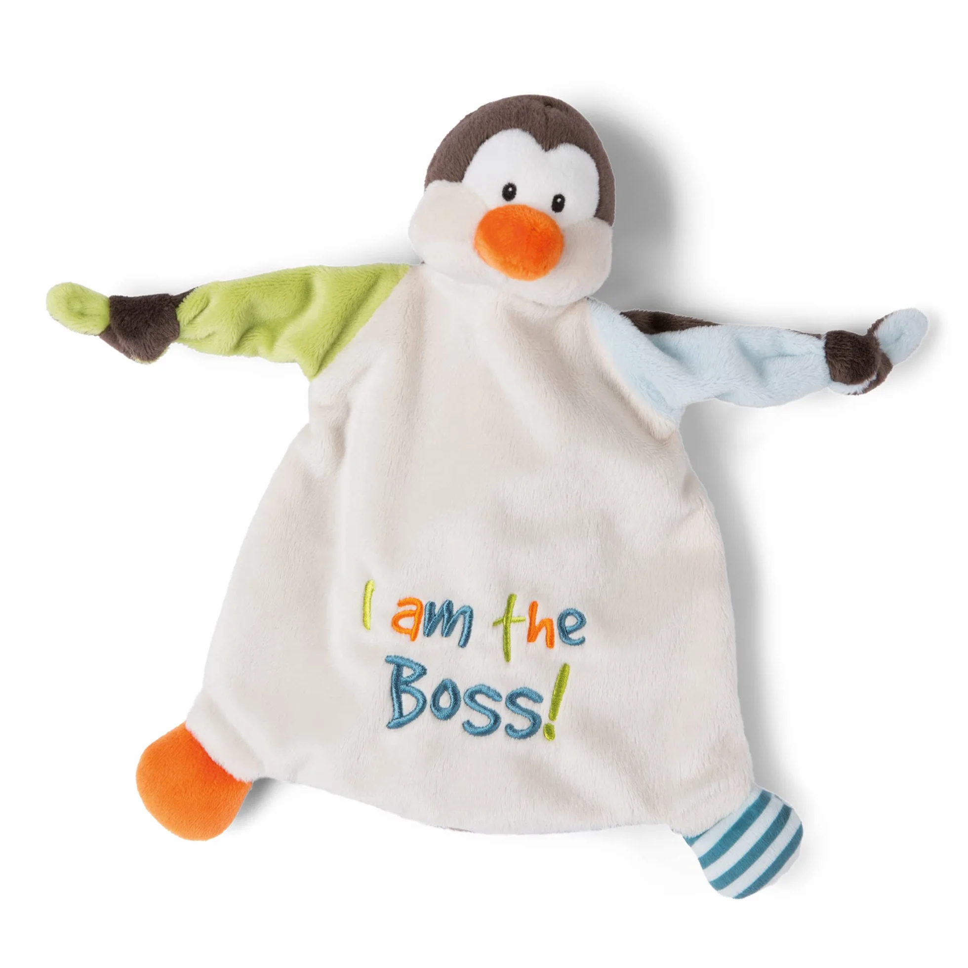 Kocyk do przytulania pingwin „I am the Boss”