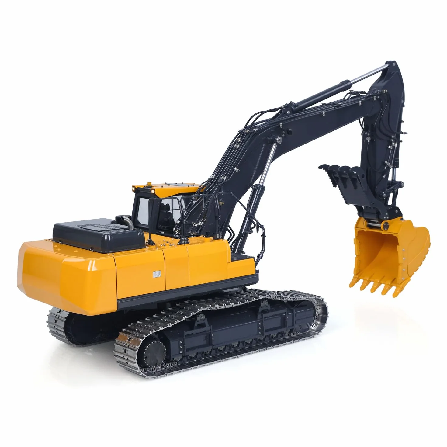 TOUCAN RC HOBBY Super Frog 3 pompy E400 Pro 6-kanałowy zawór typu kciukowego 1/14 RC koparka hydrauliczna metalowa koparka zdalnie sterowana Frsky X14 radio dźwięk
