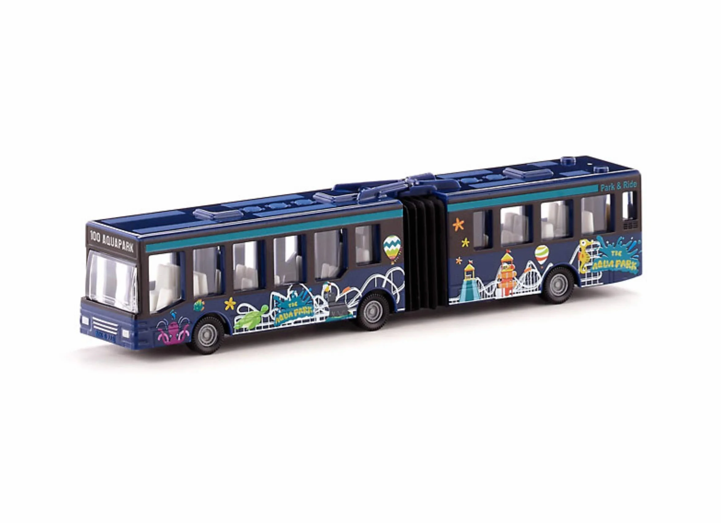 Siku 1617, Autobus przegubowy, Metal,Tworzywo sztuczne, Wielokolorowy, Uniwersalny, Zabawkowy pojazd dla dzieci