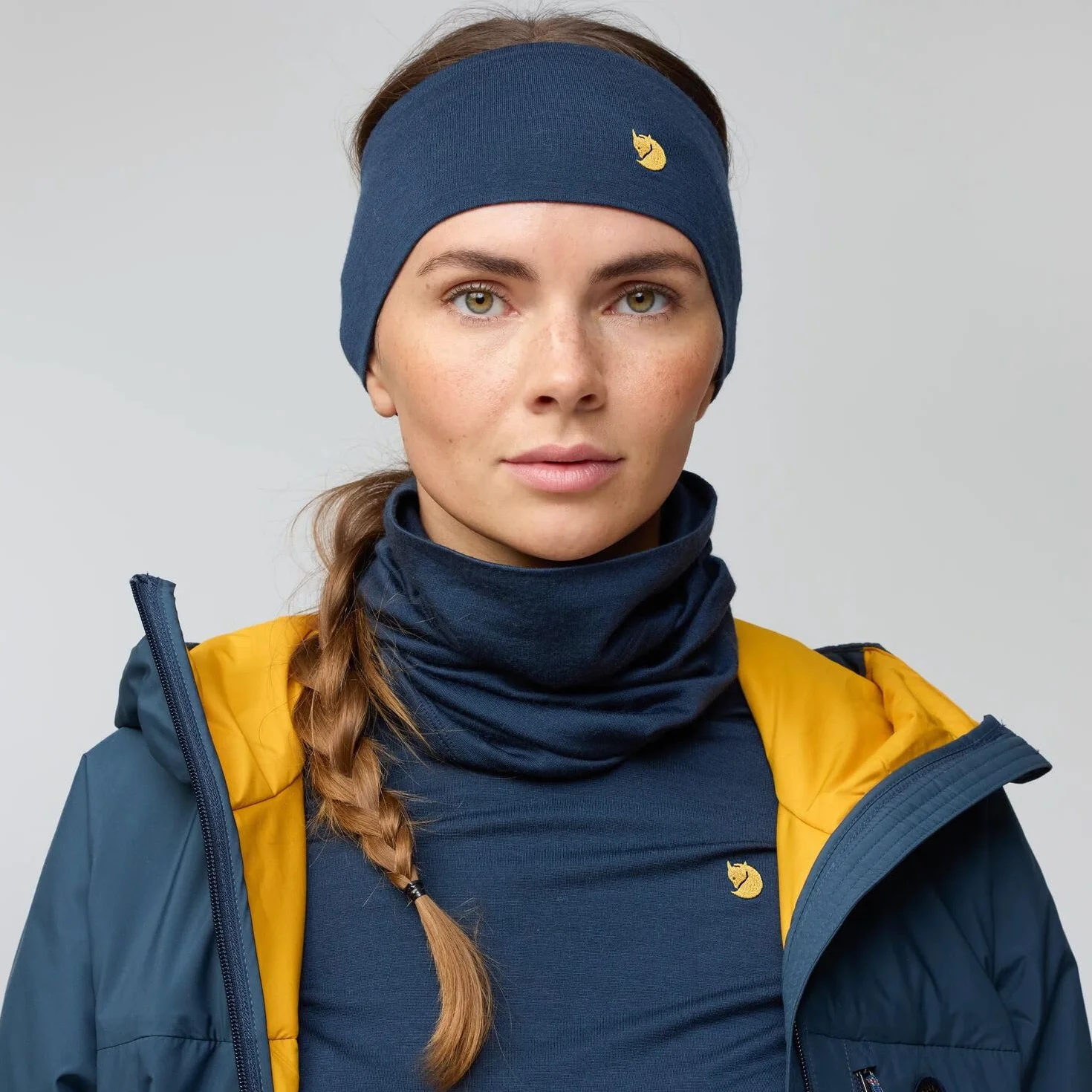 Fjällräven Unisex Bergtagen Merino Ochraniacze na szyję, Mountain Blue, One Size