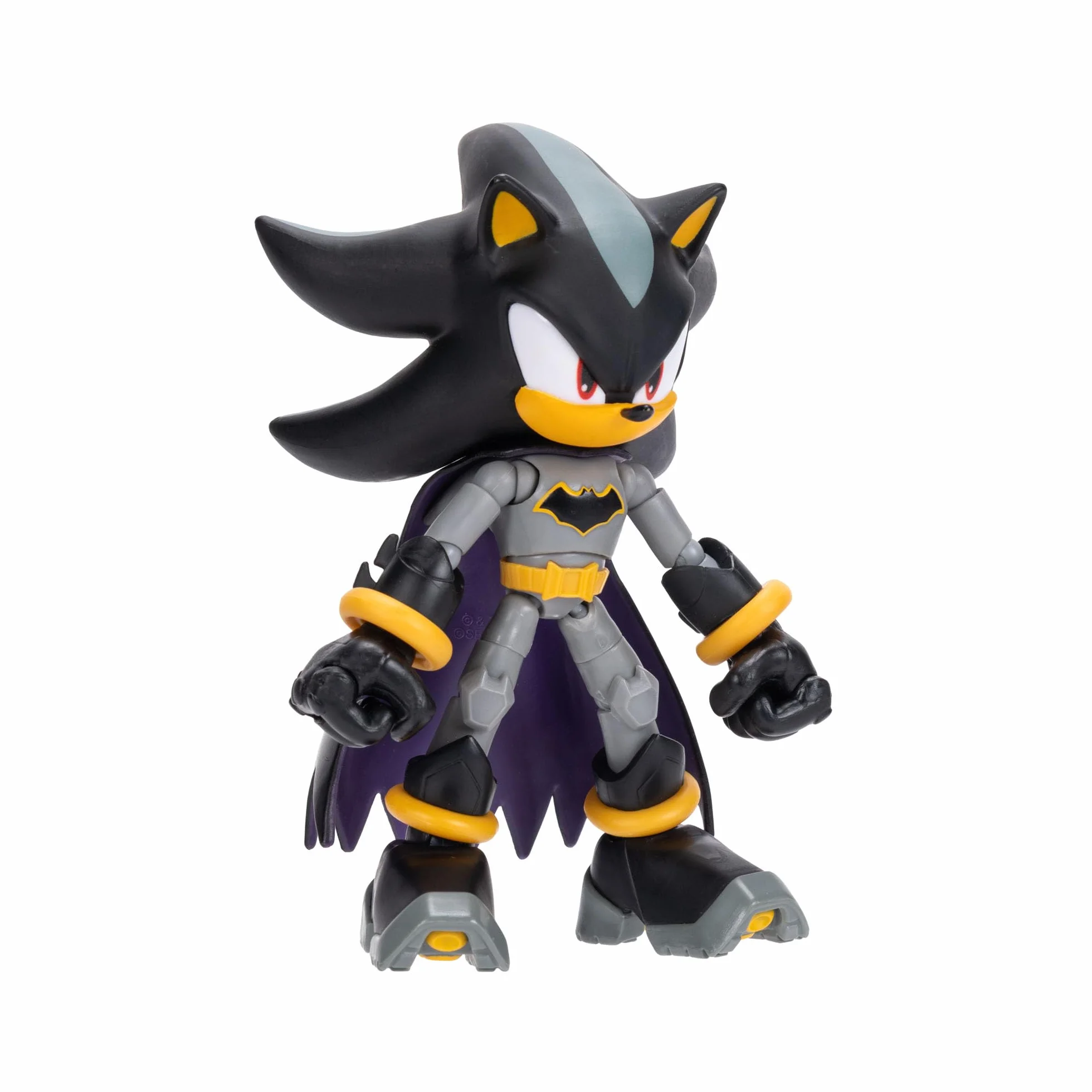 Figurka akcji DC x Sonic Shadow jako Batman 5" / 13 cm, oficjalna licencja Jakks Pacific, niezwykle szczegółowa i wyprofilowana konstrukcja, opakowanie kolekcjonerskie