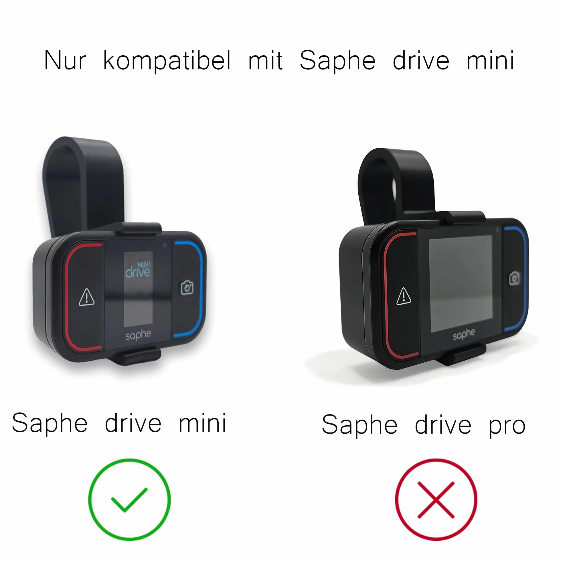 Uchwyt do osłony przeciwsłonecznej, pasuje do Saphe Drive Mini