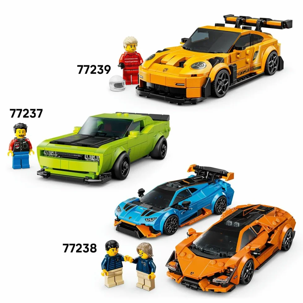 LEGO Speed Champions Hipersamochód Bugatti Centodieci, samochód dla dziewczynki i chłopca z jedną minifigurką, pomysł na prezent dla 9-latków i fanów motoryzacji i modeli kolekcjonerskich 77240