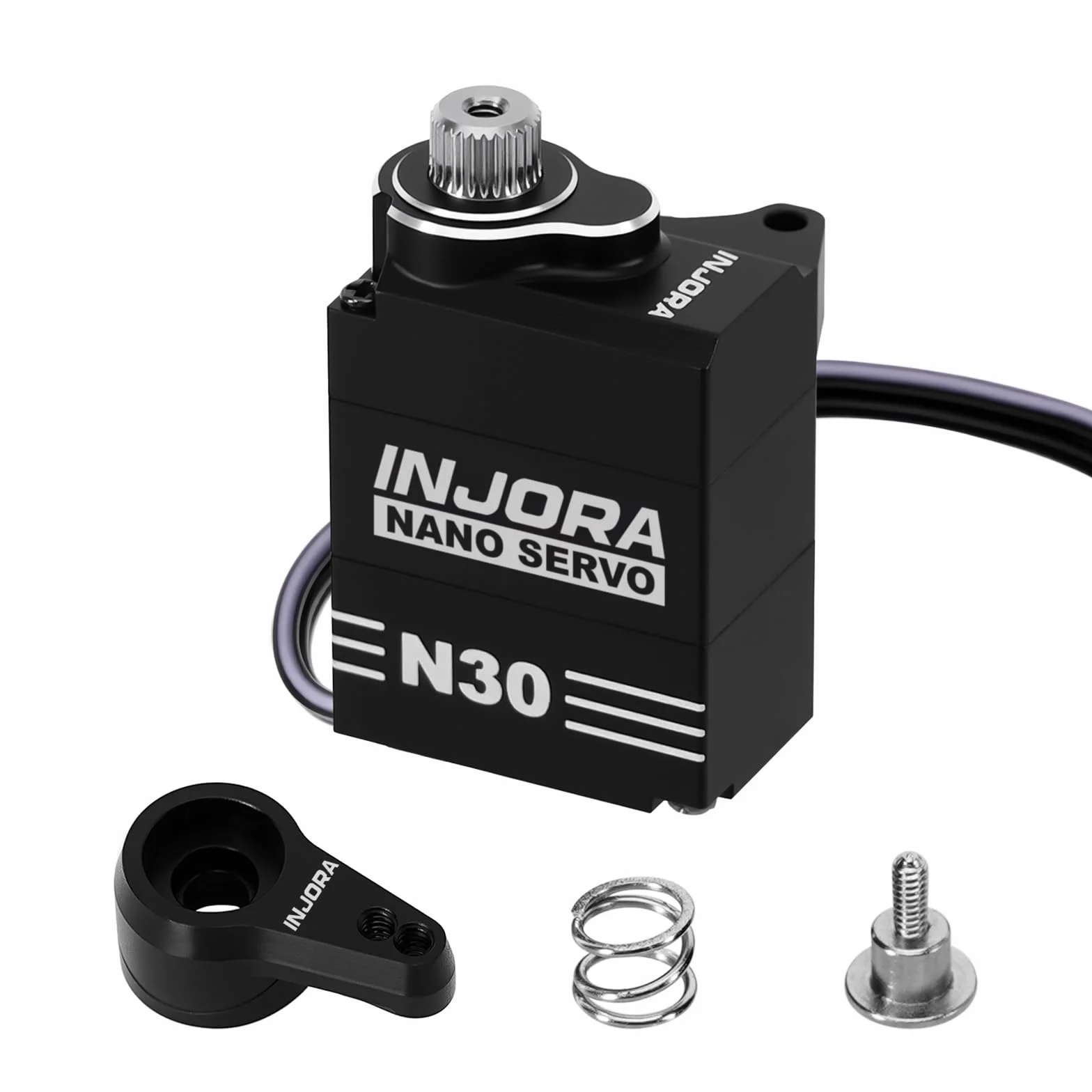 INJORA Aluminium N30 Nano Servo z servo Saver do 1/30 Axial SCX30