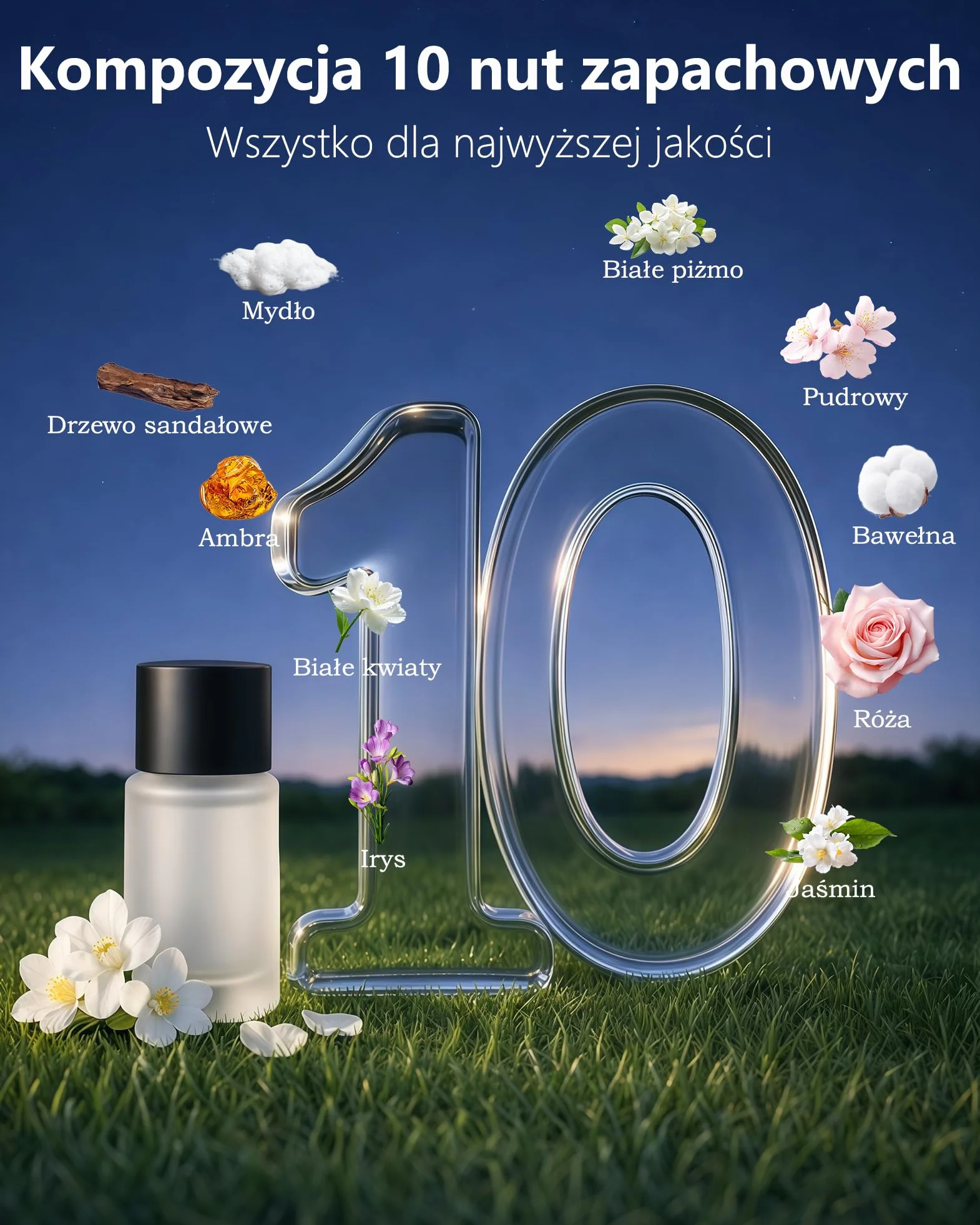 2025 Samochodowy Odświeżacz Powietrza z 150ml Perfum (Cologne) Elektryczny Dyfuzor Ultradźwiękowy 3 Inteligentne Tryby Automatyczne Włączanie/Wyłączanie Wbudowana Bateria Wystarcza na 6 Miesięcy