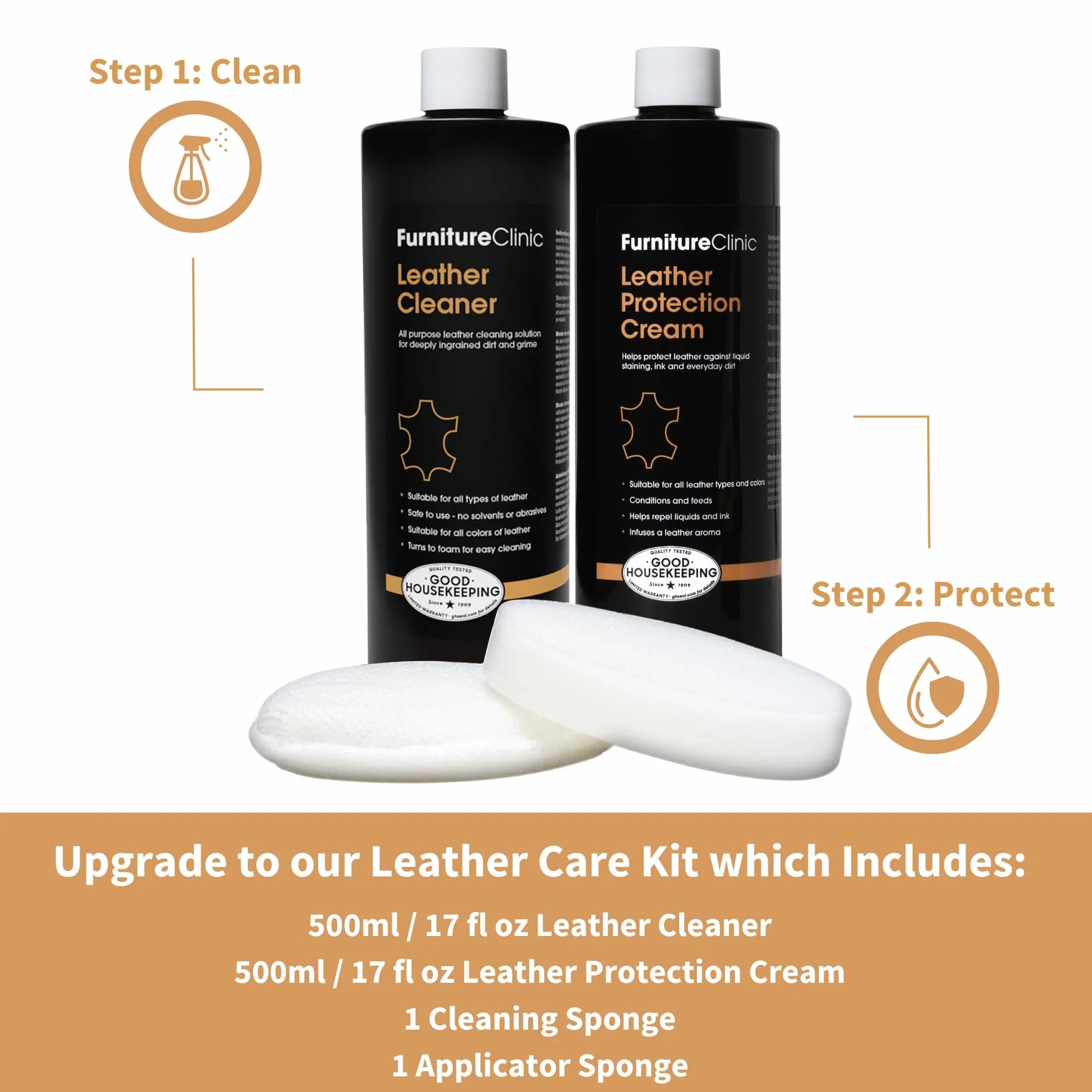 Furniture Clinic Leather Ultra Clean środek do czyszczenia skóry 250 ml