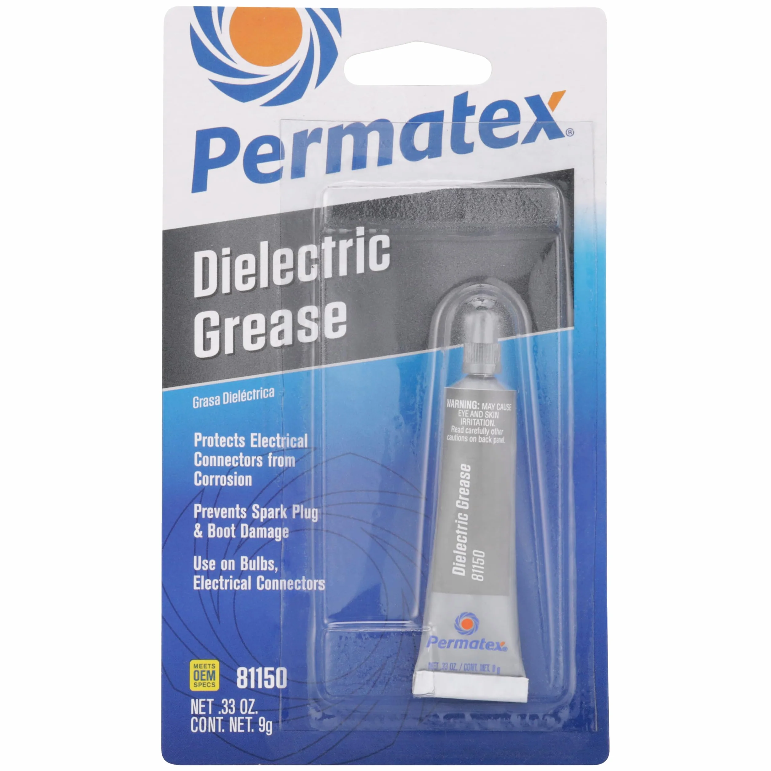 Permatex 81150 Grease Dieelectric Tune-Up, chroni połączenia od soli, brudu i korozji, zapobiegaj iskrzeniom i uszkodzeniom 1 x 9g