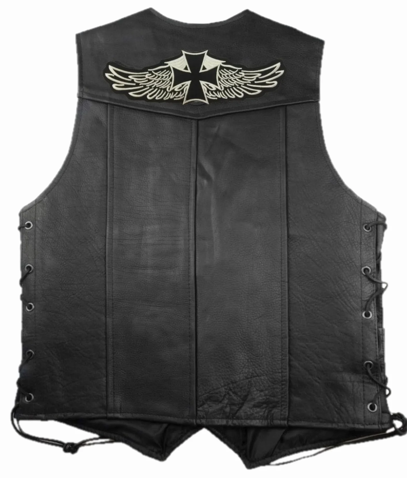 Krzyż Chopper Biker - Naszywka Haftowana łatka, naszywka dla motocyklistów haftujących na Pilot Motorcycle, do kamizelki motocyklowej, do dekoracji odzieży motocyklowej, odzieży motocyklowej