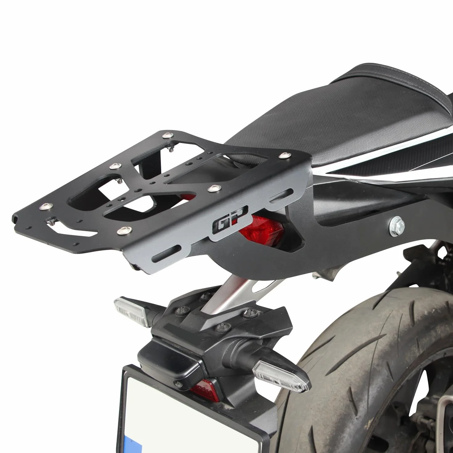 GP Kompozit Tylny bagażnik kompatybilny z CB750 Hornet 2023 Czarny