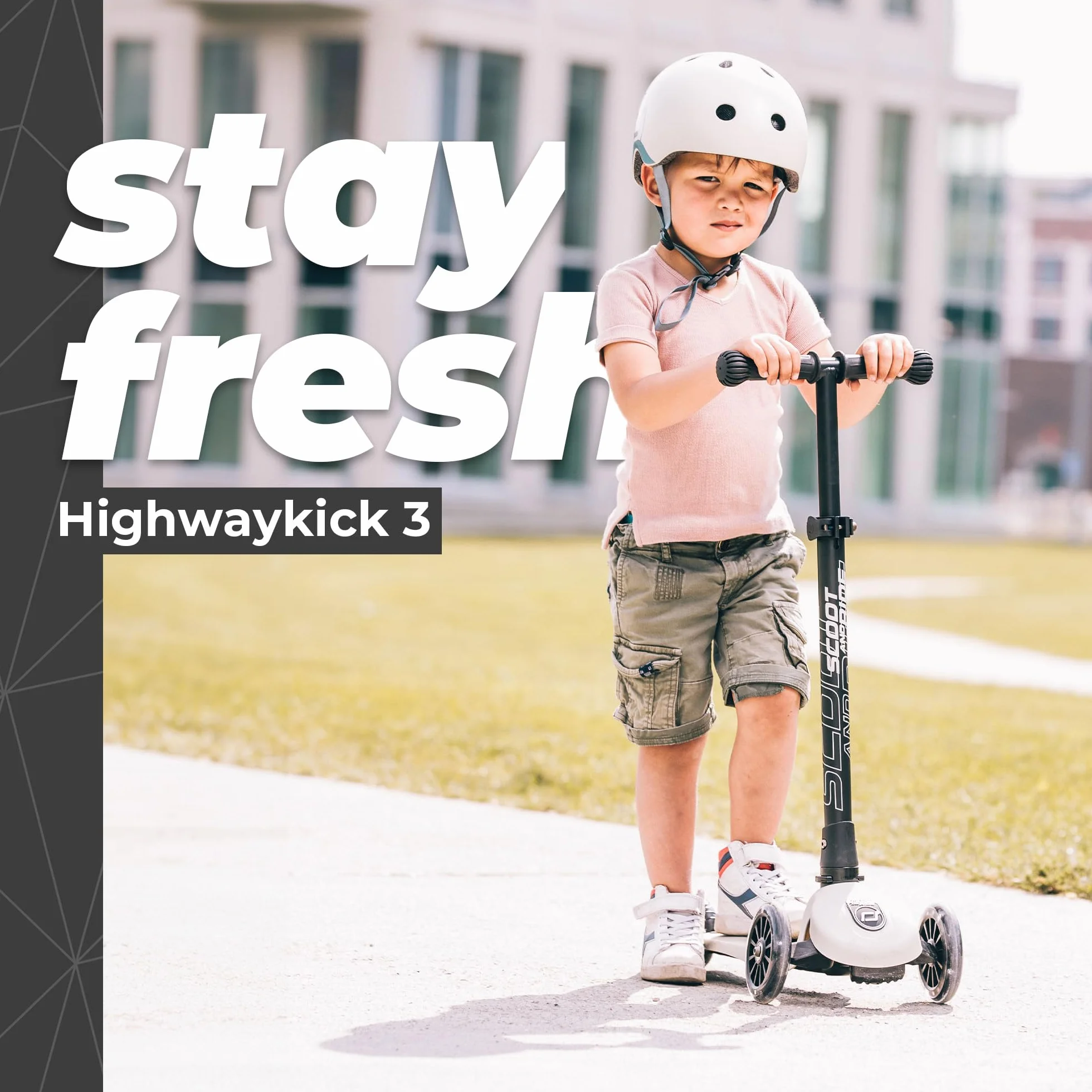 Scoot & Ride Highwaykick 3 LED hulajnoga z tworzywa sztucznego/metalu, wymiary: ok. 55 cm x 15 cm x 24 cm, 96344