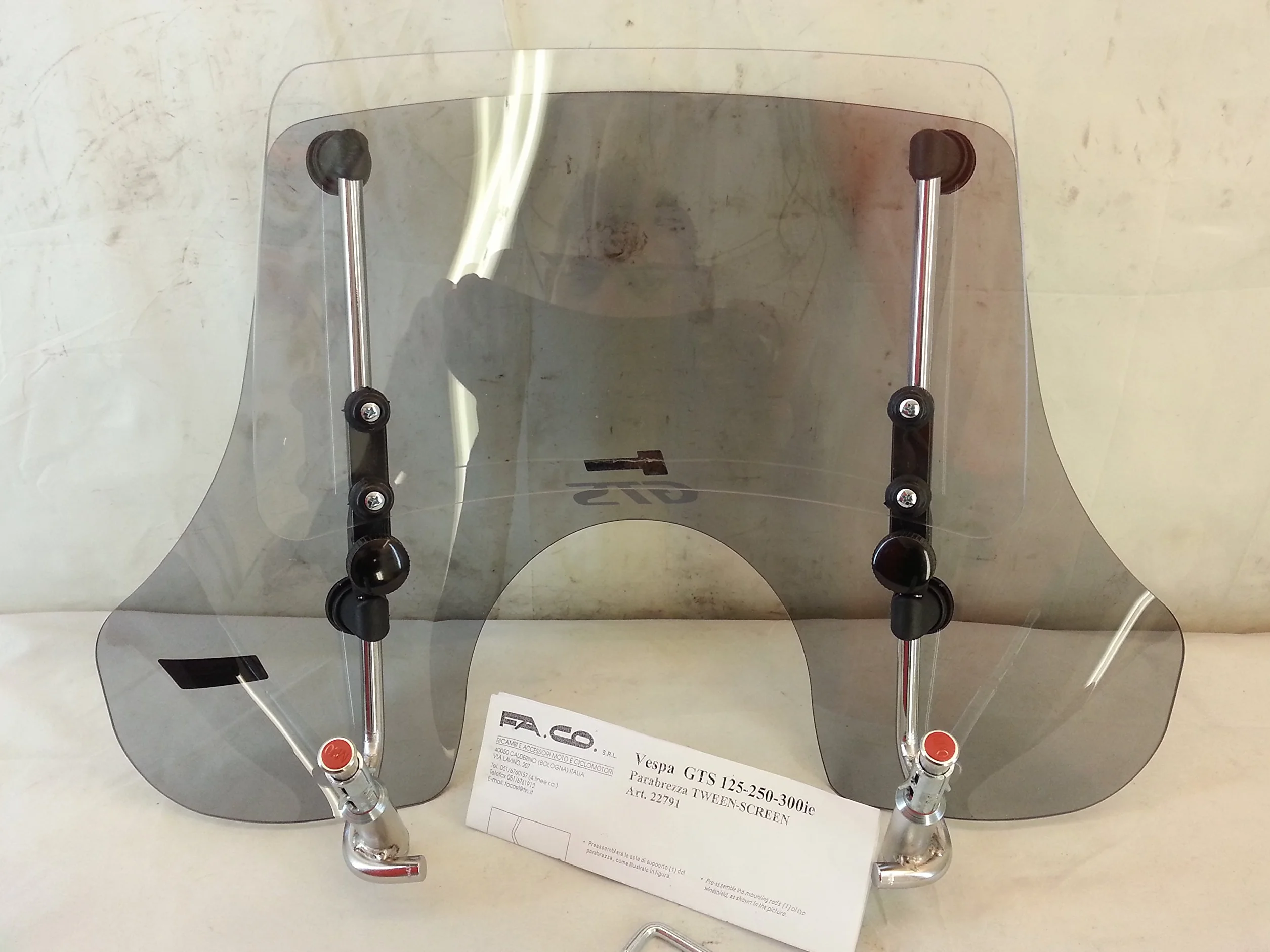 Szyba przednia VESPA GTS 125 ie 250ie 300ie twin-scree