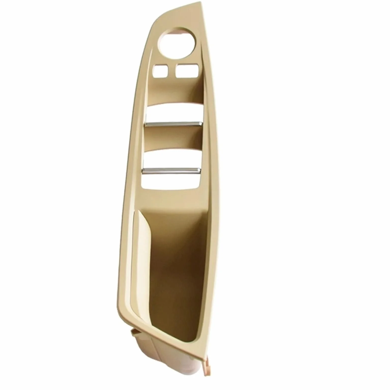 JAVON RHD for BMW F10 F11 520i 528i 535i 2010-2016 Car Interior Door Handles Door Knob Window Switch Panel Cover Klamki do drzwi wewnętrznych samochodu (Size : Beige-RHD)