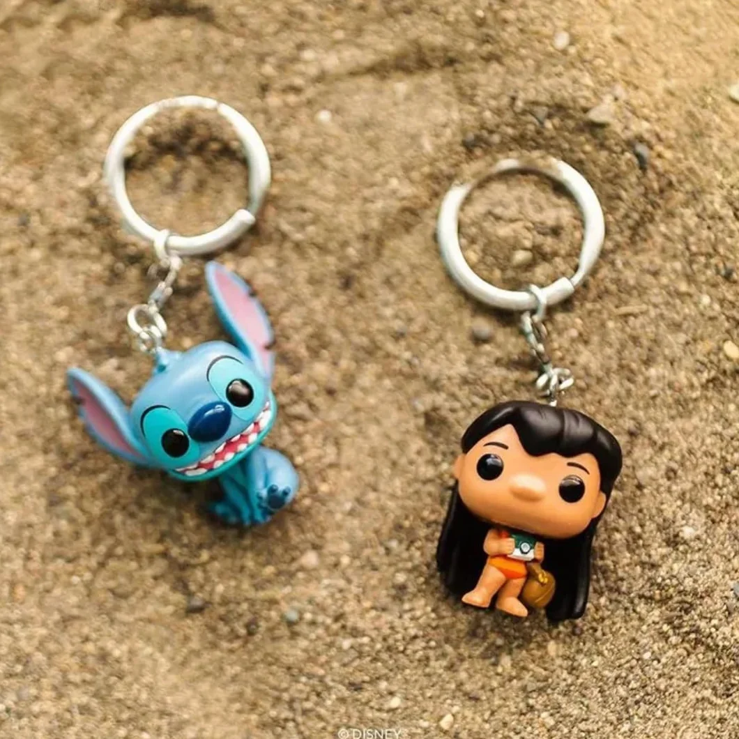 Funko POP! Brelok do kluczy: Disney - Stitch - Disney: Lilo & Stitch - kolekcjonerska mini figurka - wypełniacz do pończoch - pomysł na prezent - oficjalny towar - fani filmów - dekoracja plecaka