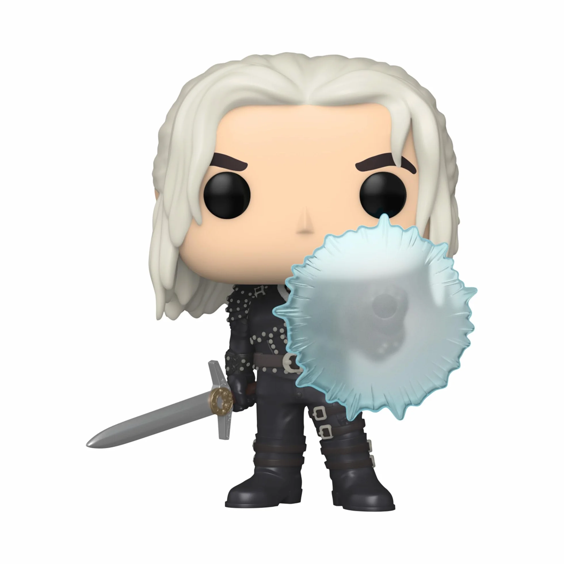 Funko POP! TV: Wiedźmin - Geralt - (tarcza) - Wiedźmin - Kolekcjonerska figurka winylowa - Pomysł na prezent - Oficjalny towar - Zabawki dla dzieci i dorosłych - Fani telewizji