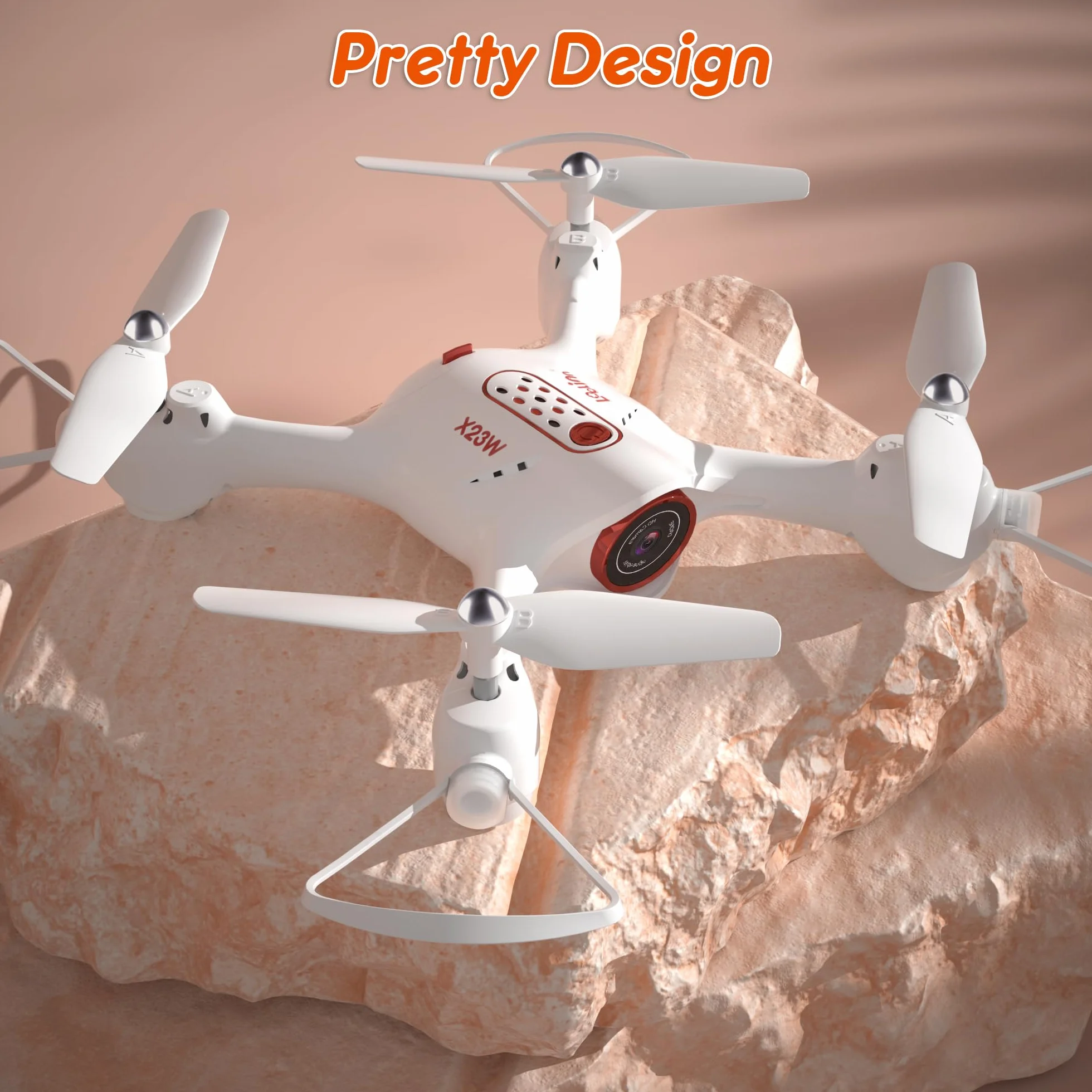 Loolinn Dron z kamerą jako prezent dla dzieci od 8 lat – bardzo łatwy do latania, transmisja wideo w czasie rzeczywistym – dron dla dzieci, sprawdzony certyfikat C0 (prezent dla chłopców i dziewcząt)