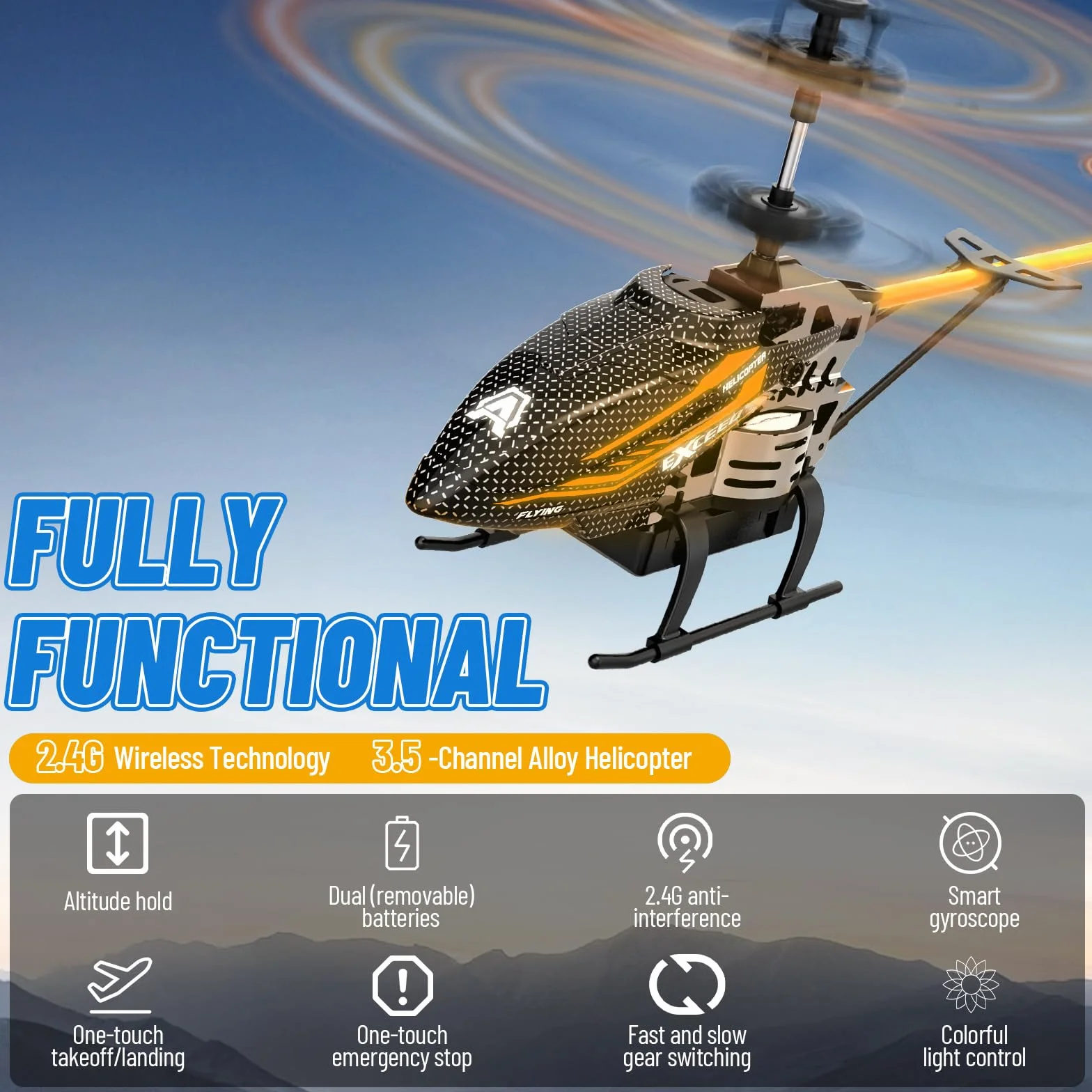 Zdalnie sterowany helikopter