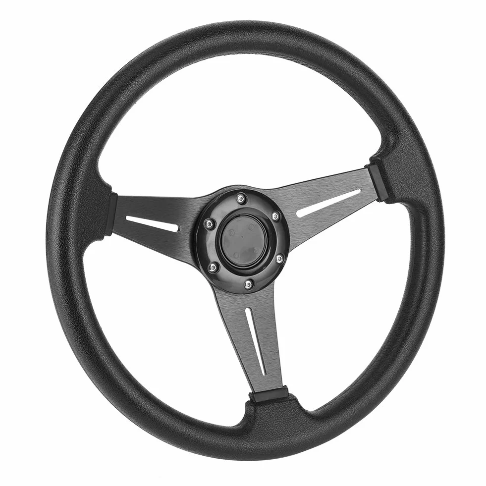 Kierownica Samochodowa 350 mm Deep Dish Czarny