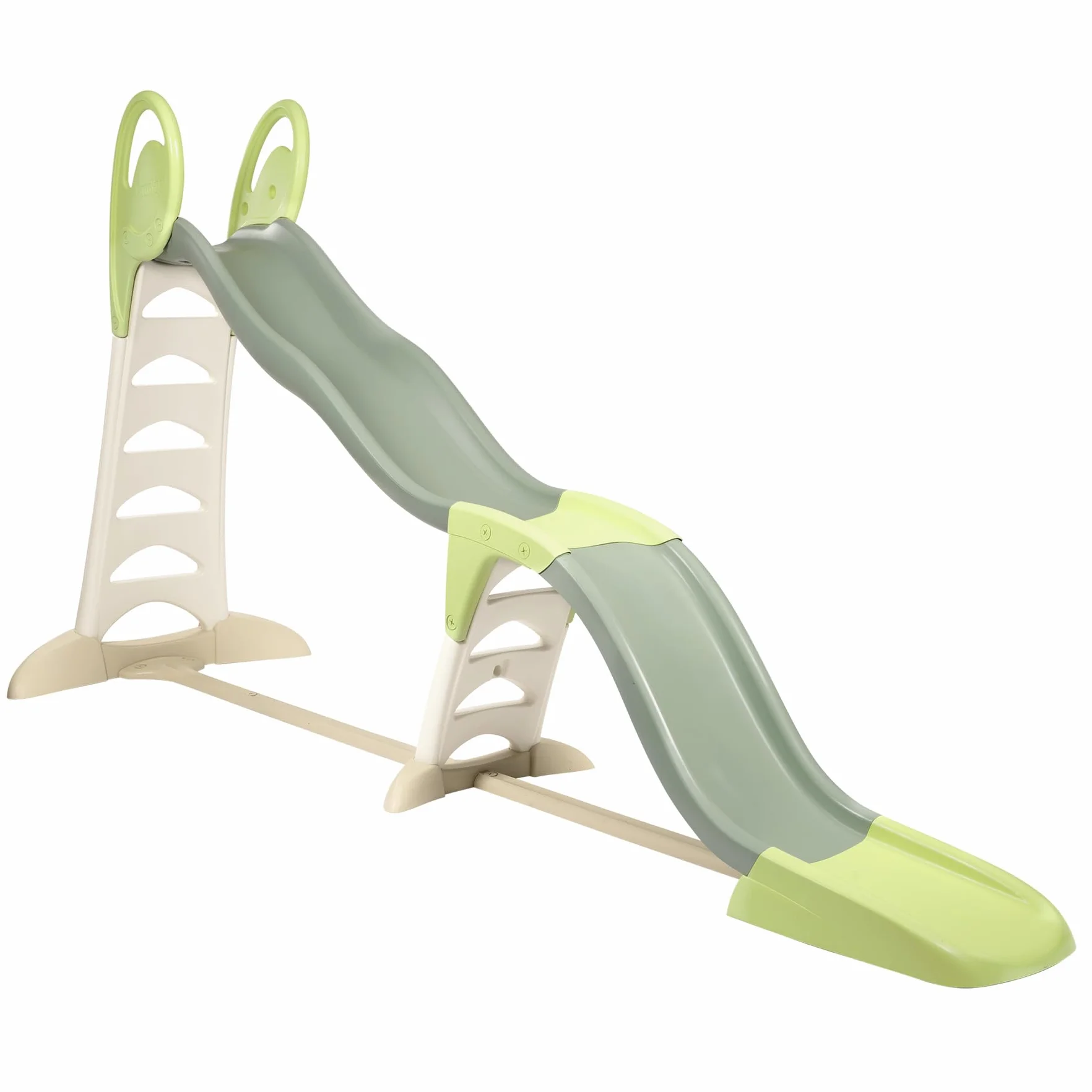 Smoby Life - Super Megagliss Slide - 2w1 Evolutionary Slide - Zjeżdżalnia od 170 do 360 cm - Drabinka z poręczami, stopnie antypoślizgowe - Materiał z recyklingu - Od 2 lat - Wyprodukowano we Francji