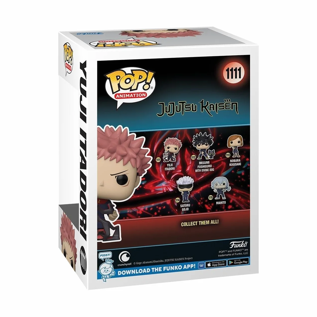 Funko POP! Animation: Jujutsu Kaisen - Yuji Itadori - Glow In the Dark Chase - kolekcjonerska figurka winylowa - pomysł na prezent - oficjalny towar - zabawki dla dzieci i dorosłych - fani anime