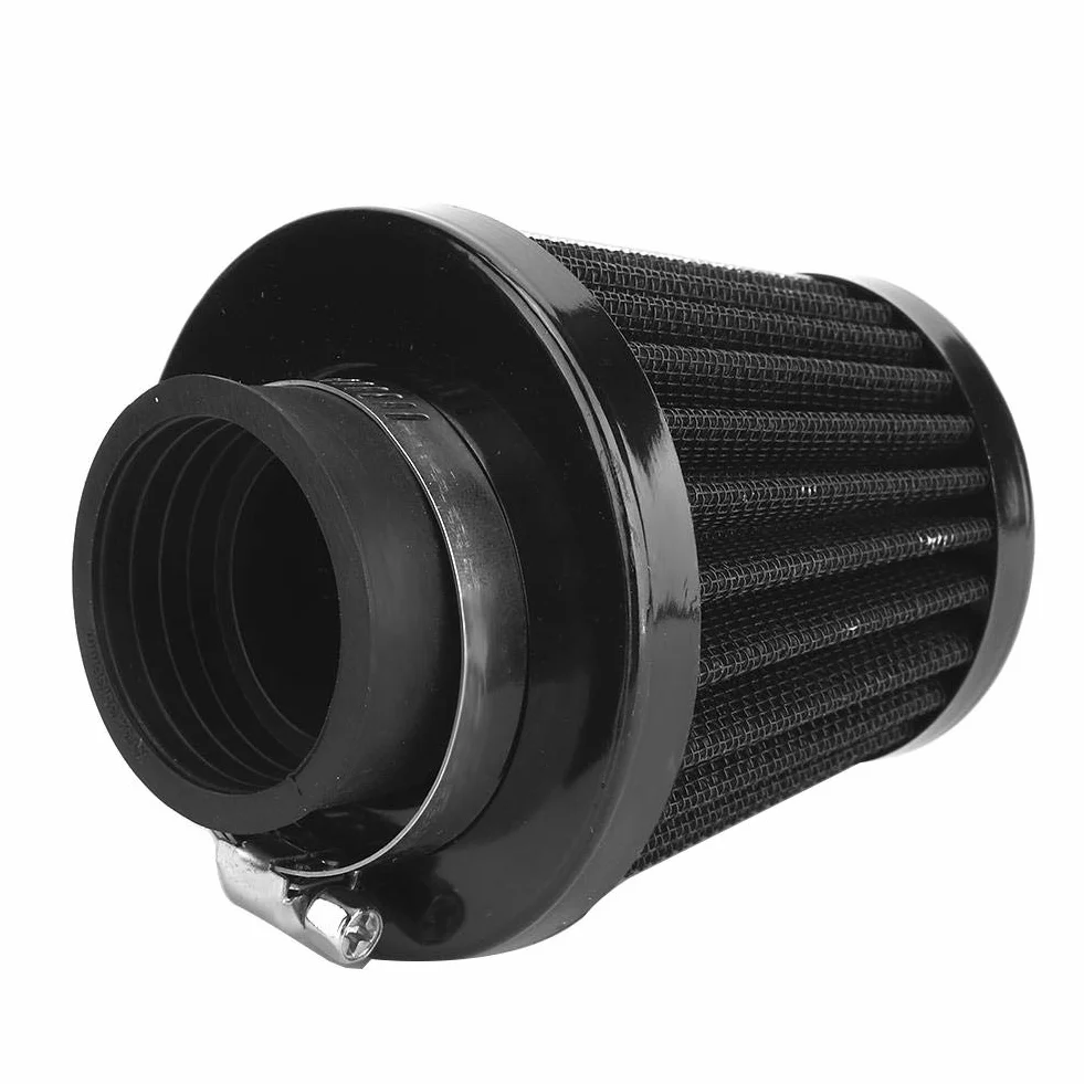 Qiilu Filtr powietrza motocykla grzyb filtr powietrza zmodyfikowane uniwersalne akcesoria, Domyślny, 35mm