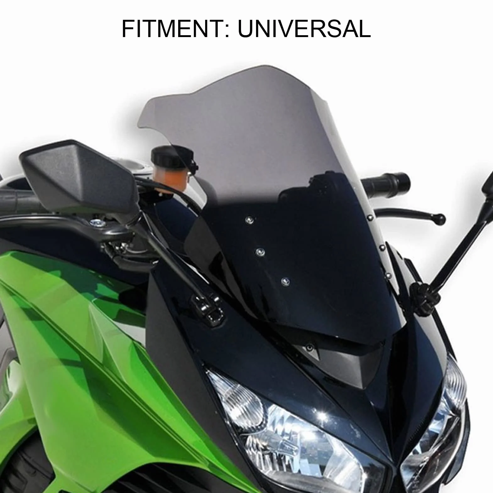 Nakrętki do przedniej szyby, zestaw śrub do przedniej szyby, funkcjonalne, uniwersalne do motocykli dla pracowników konserwacyjnych (B (czarny))